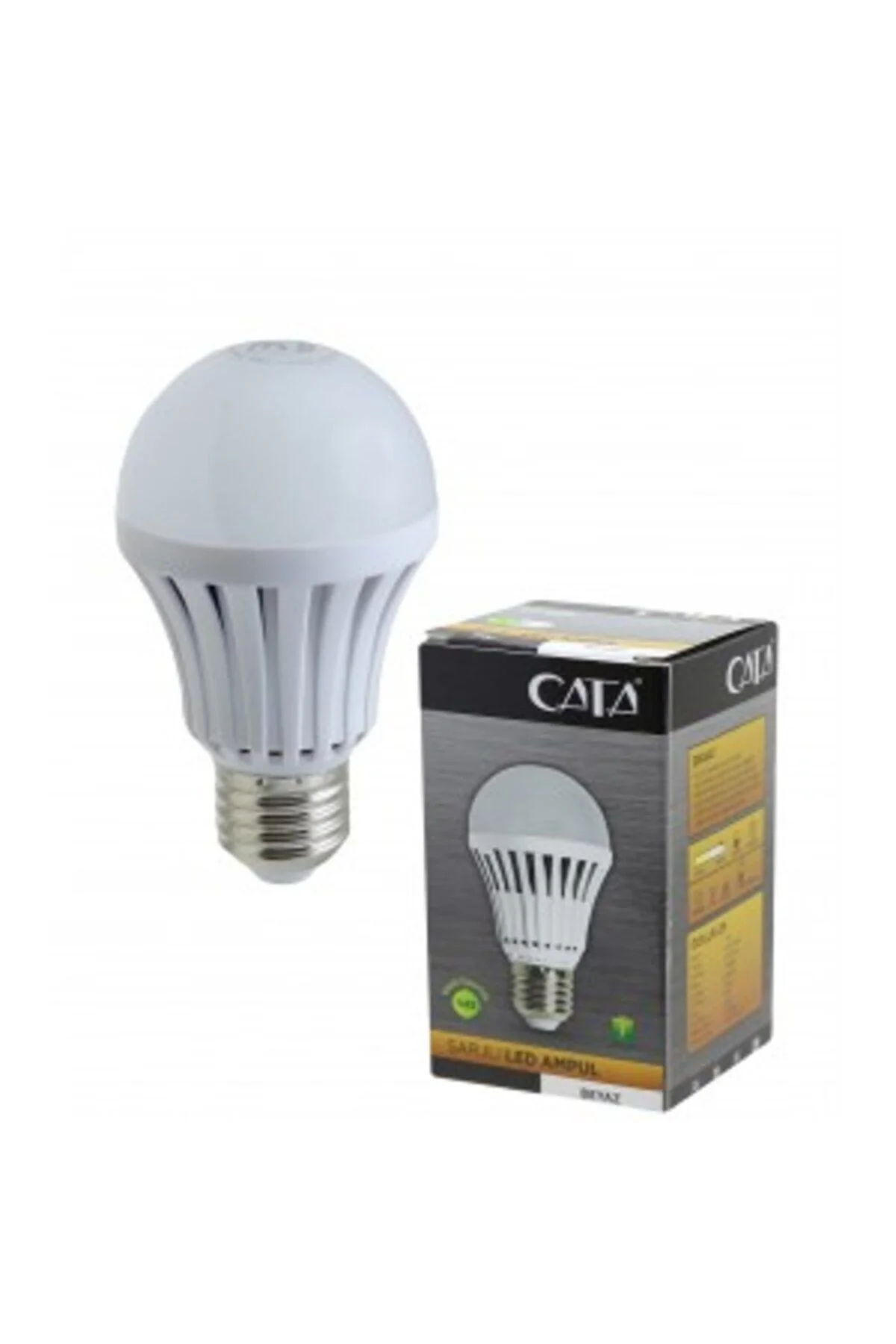 Ct-4229 E27 Duylu Şarjlı 420 Lümen Beyaz Led Ampul 2 Li