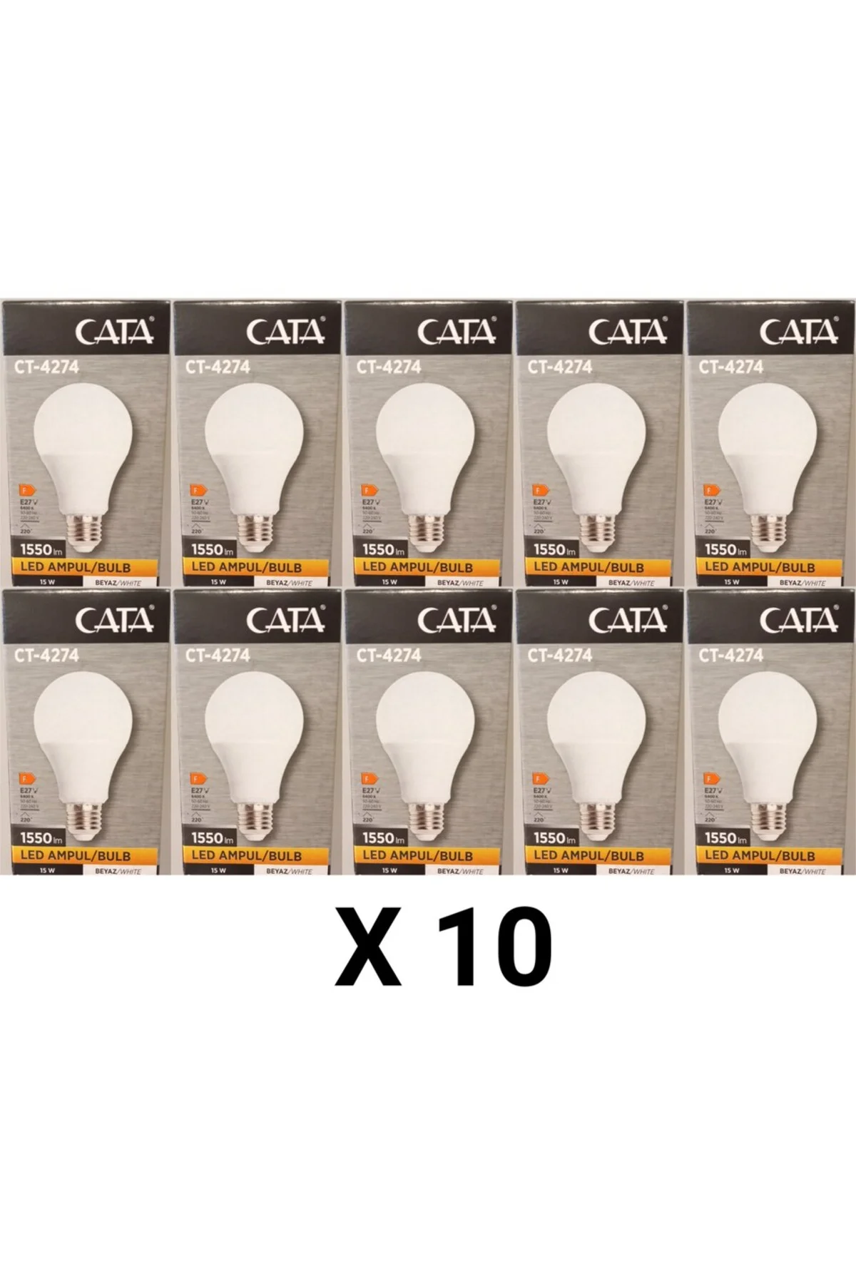 CT - 4274 LED AMPUL 15W 1550LM 10 ADET CT - 4274 LED AMPUL 15W 1550LM 10 ADET