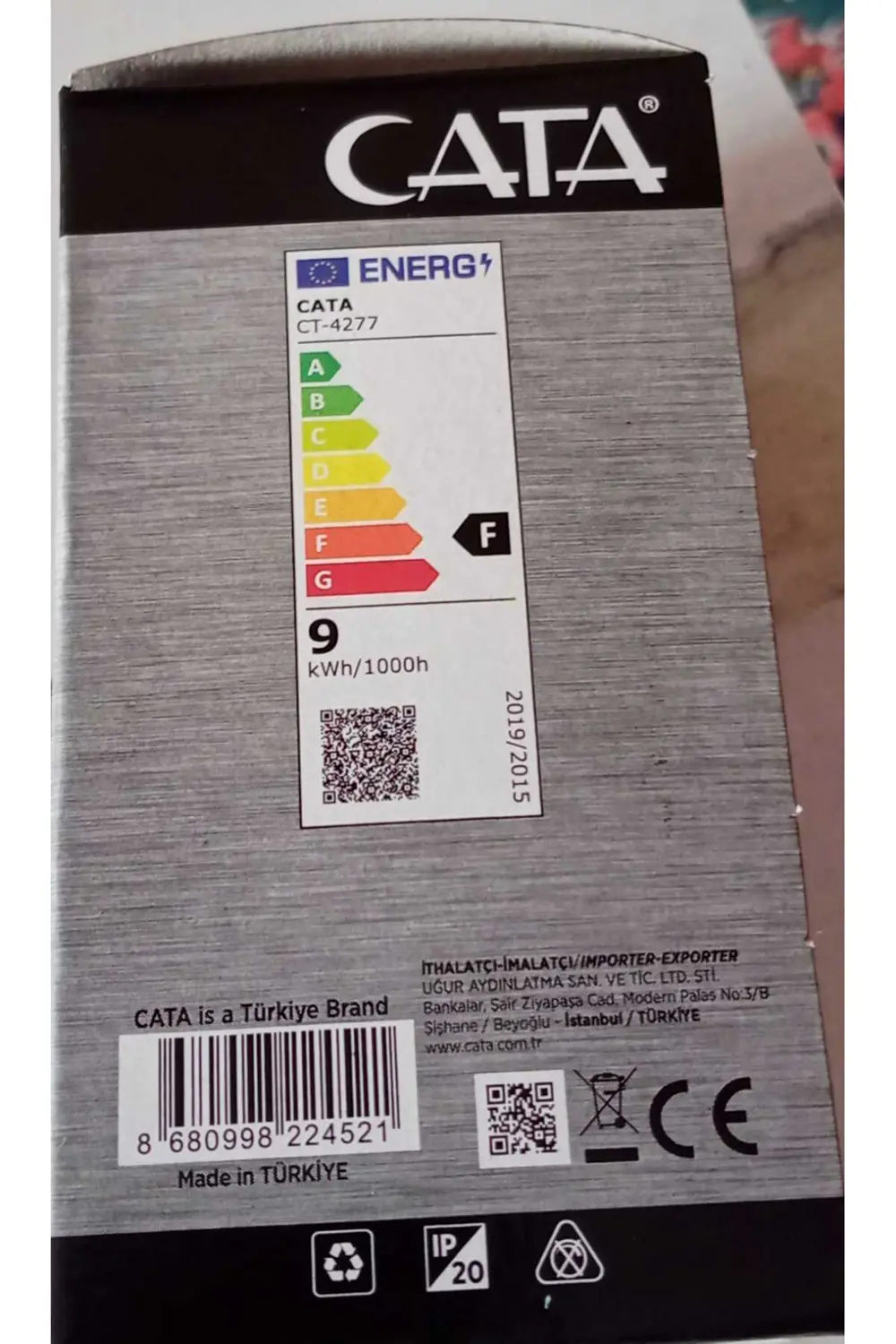 Ct-4277 Led Ampül 6400k 9w E27 Beyaz Işık 10 Adet (9W=60W) 850 Lm