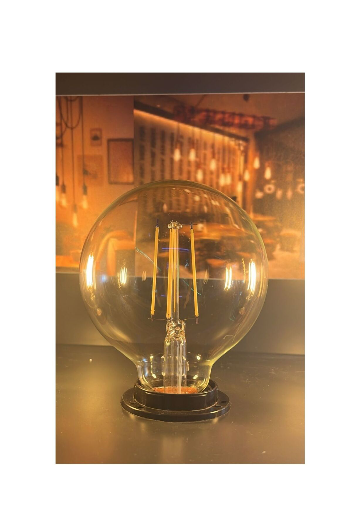 CT - 4286  G95 Rustik Led Glop Ampul -  9W-  850 lm