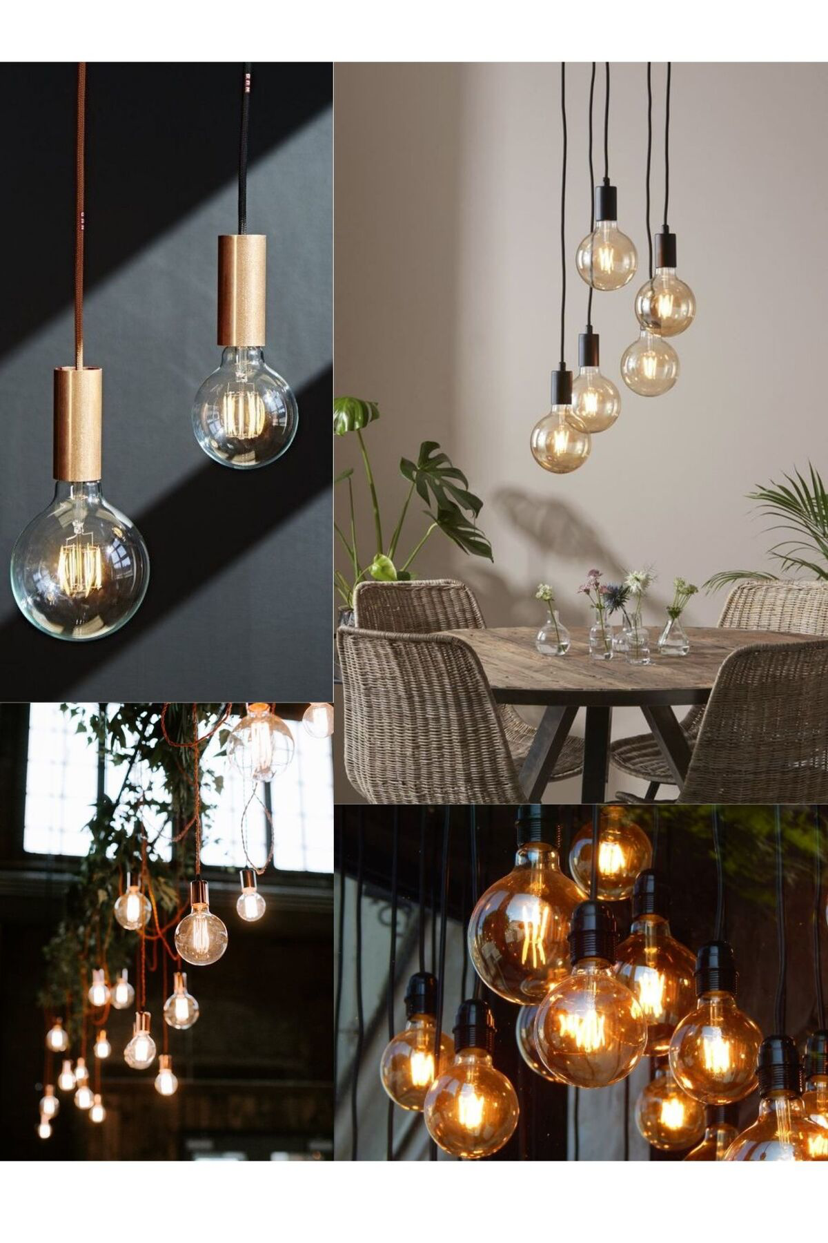 CT - 4286  G95 Rustik Led Glop Ampul -  9W-  850 lm