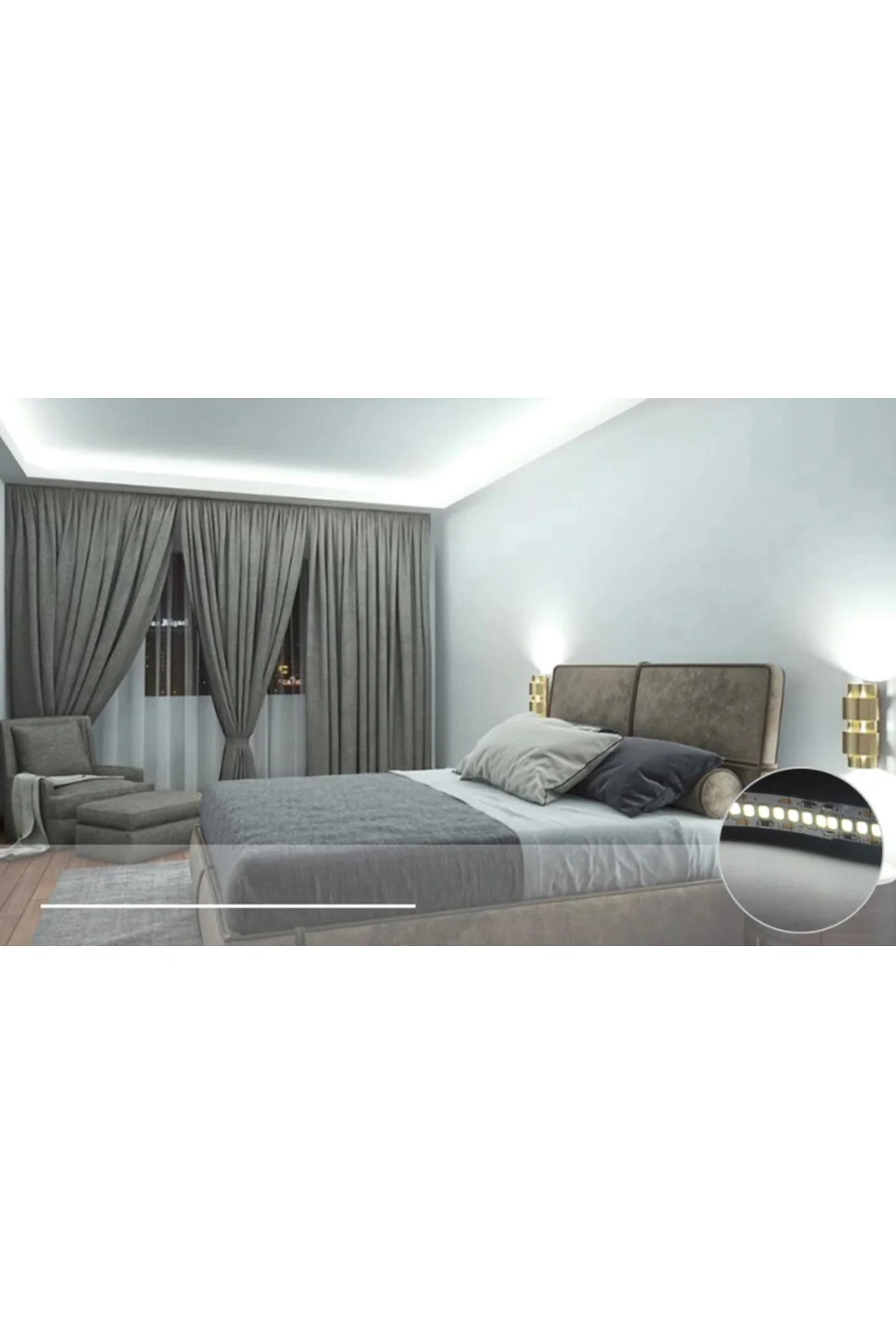 CT-4538B 240 ÇİPLİ ŞERİT LED İÇ MEKAN DAHA İYİ AYDINLATMA (Beyaz) 5 METRE CT-4538B 240 ÇİPLİ ŞERİT LED İÇ MEKAN DAHA İYİ AYDINLATMA (Beyaz) 5 METRE - Görsel 2
