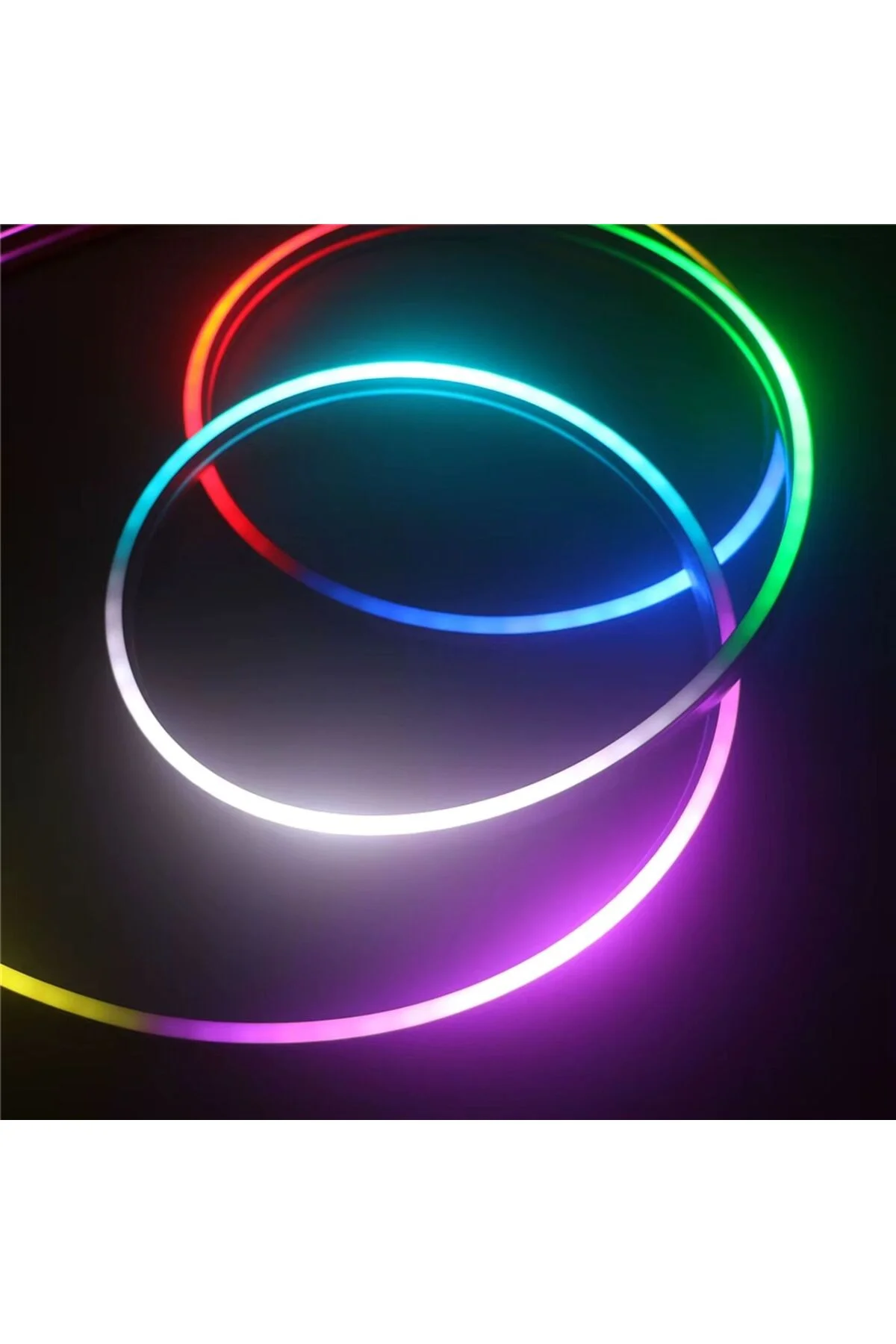 CT-4567 Pixel Neon LED Set 5 Metre RGB Kumandalı Esnek Şerit Işık İç & Dış Mekan Dekoratif Aydı - Görsel 4