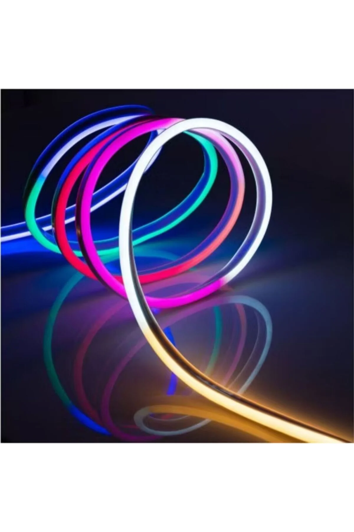 CT-4567 Pixel Neon LED Set 5 Metre RGB Kumandalı Esnek Şerit Işık İç & Dış Mekan Dekoratif Aydı - Görsel 3
