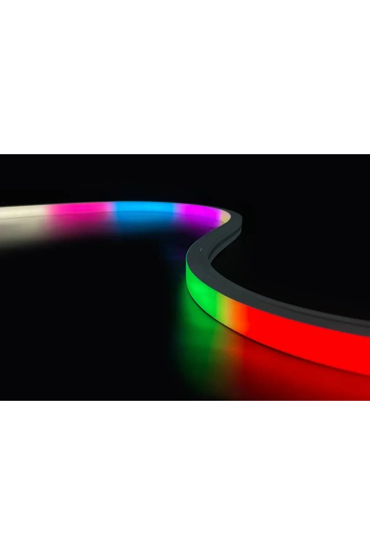 CT-4567 Pixel Neon LED Set 5 Metre RGB Kumandalı Esnek Şerit Işık İç & Dış Mekan Dekoratif Aydı - Görsel 2