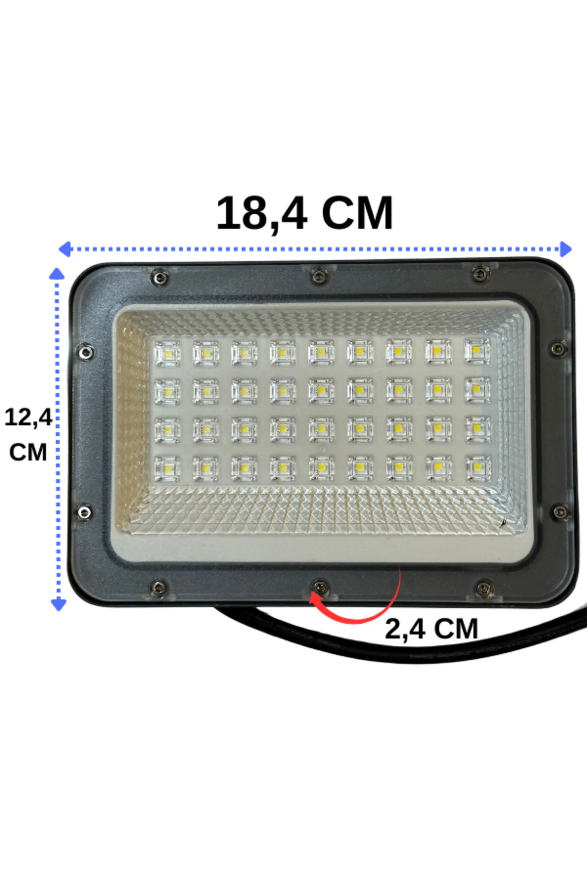 CT-4658 50W 6500K (Beyaz Işık) Led Projektör (8 Adet) - Görsel 3