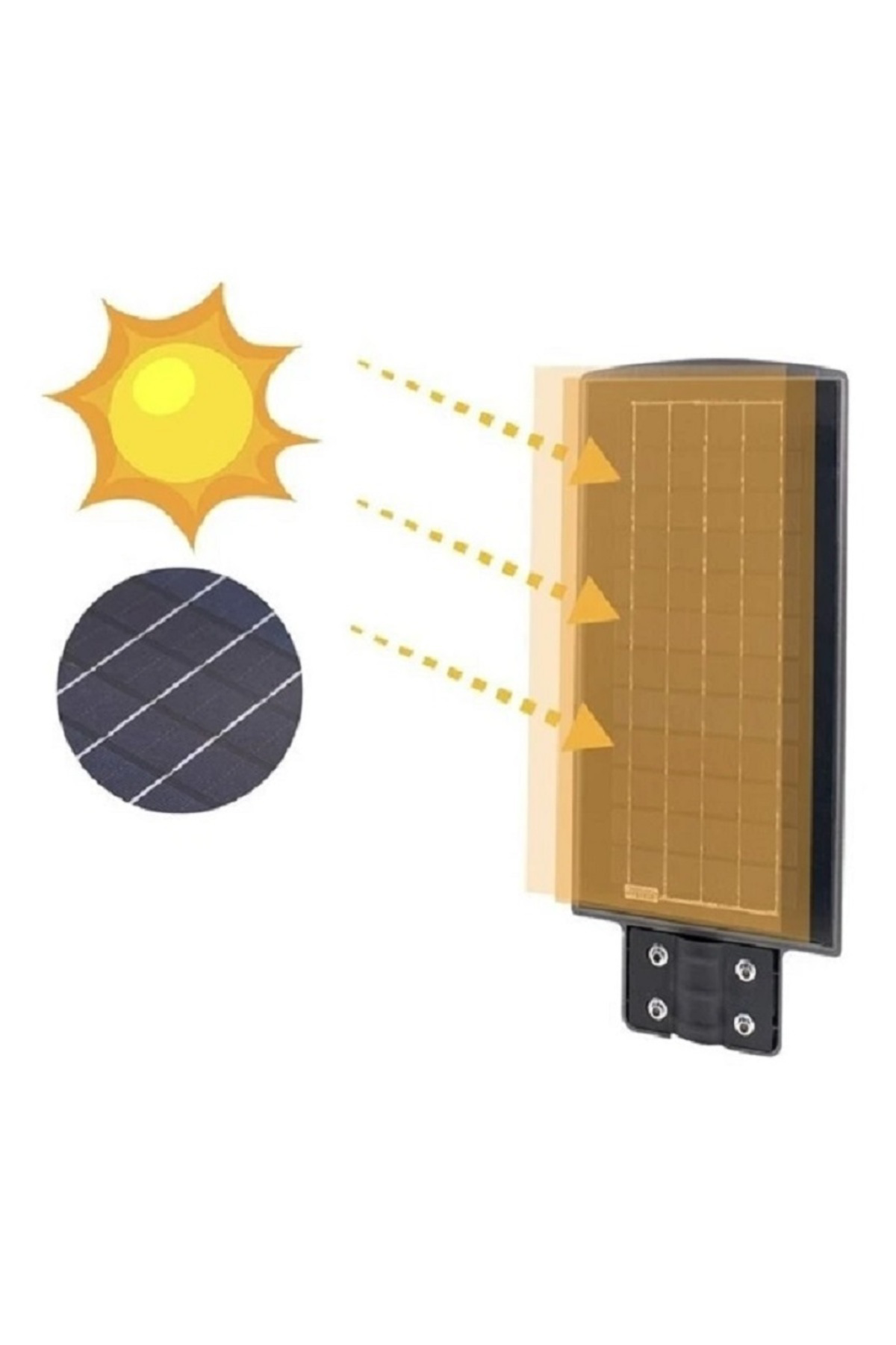 Ct-4692 90w Solar Sokak Armatürü