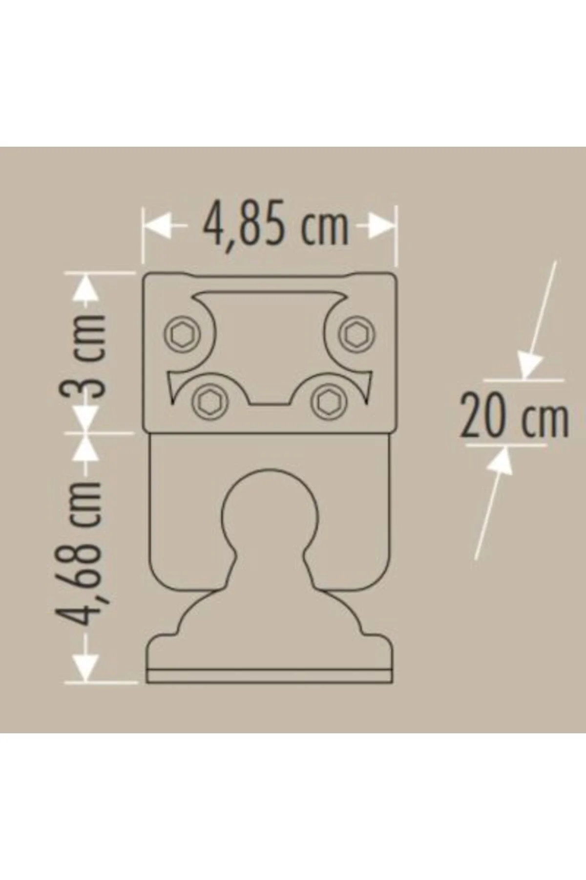 CT-4694Y 6W GOLD WALL WASHER 20 CM YEŞİL - Görsel 3