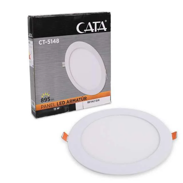 CT-5148 15W Beyaz LED Panel Armatür – Düşük Tüketim, Yüksek Aydınlatma Fiyatı, Yorumları ve Özellikleri