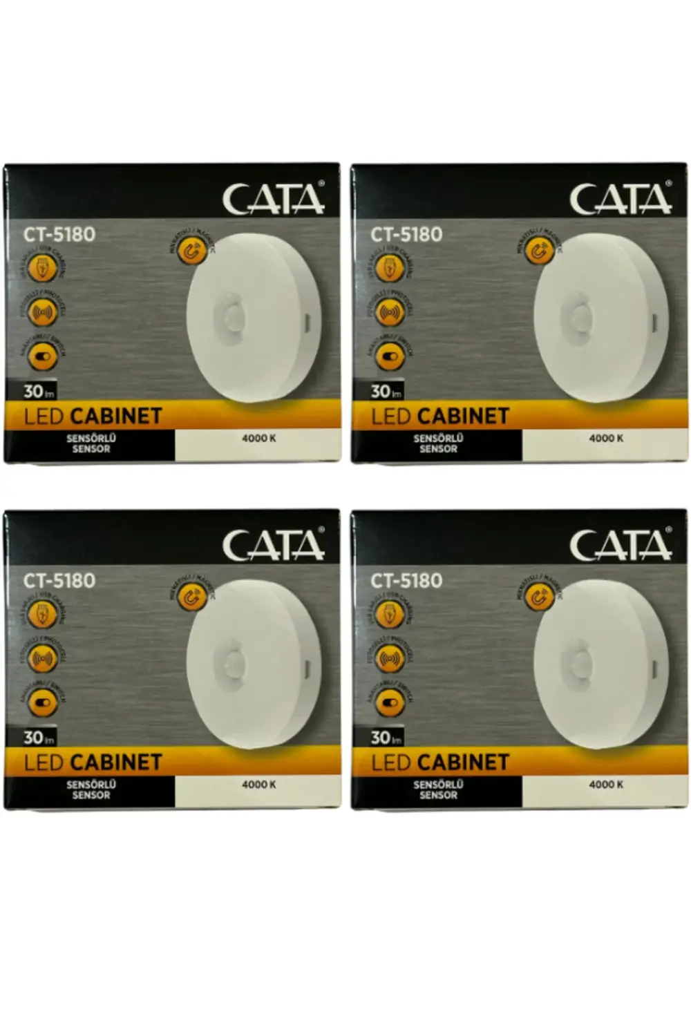 CT-5180 4000K (Günışığı) Mıknatıslı Kabin Led Aydınlatma (4 Adet)