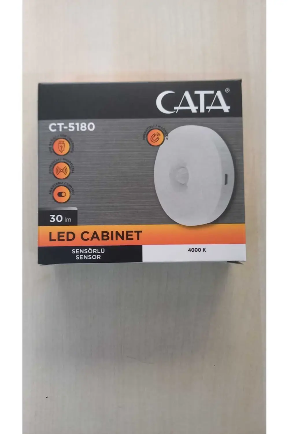 Ct-5180 Şarjlı Sensörlü Mıknatıslı Kabin Led Aydınlatma