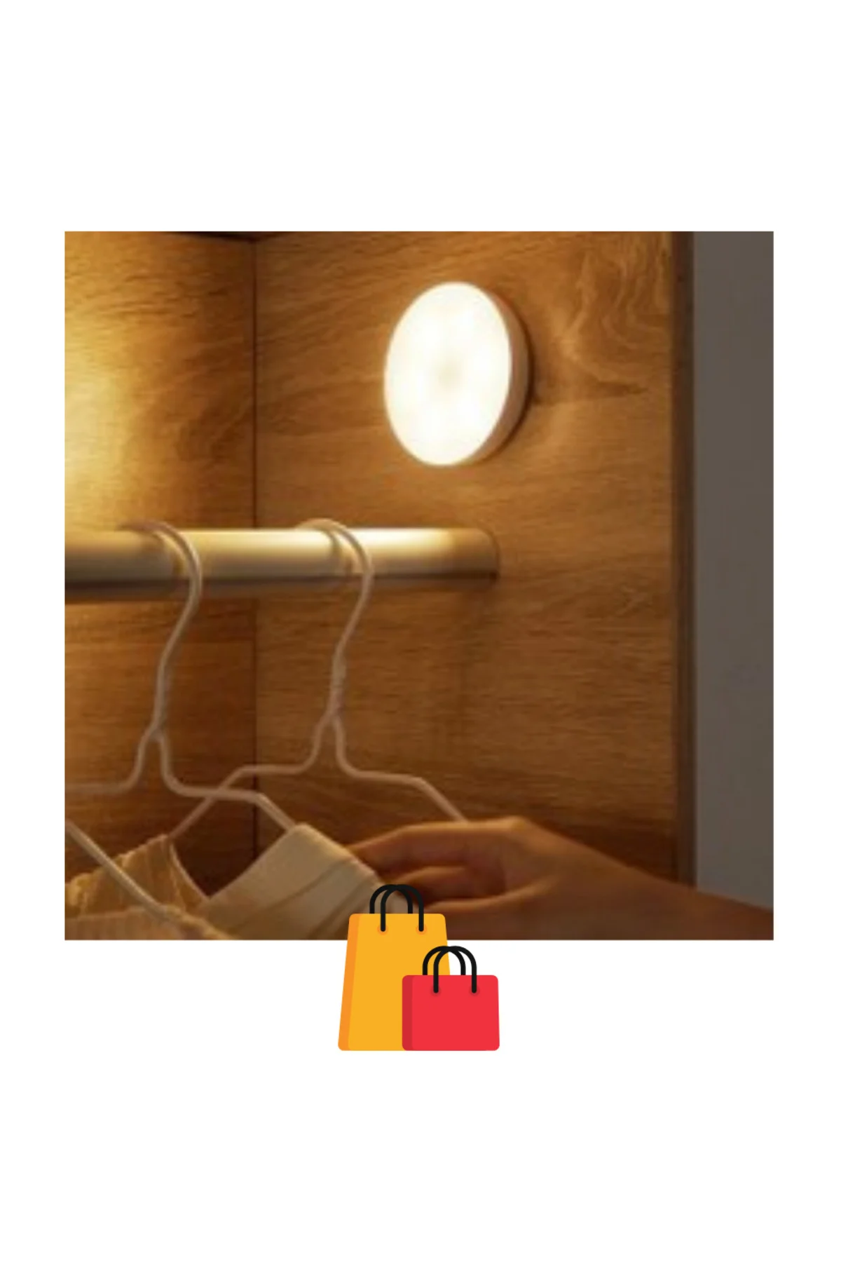 CT-5180 Sensörlü Mıknatıslı LED 3 ADET  Armatür Yeni Tasarım