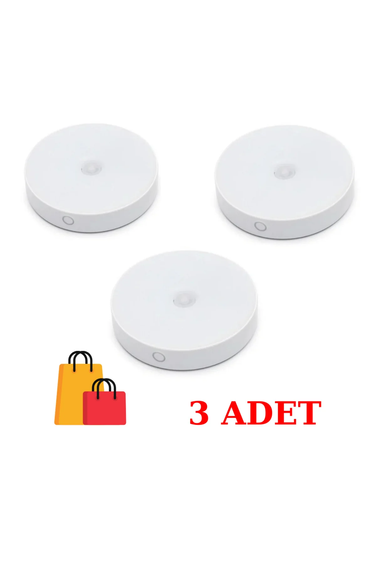 CT-5180 Sensörlü Mıknatıslı LED 3 ADET  Armatür Yeni Tasarım