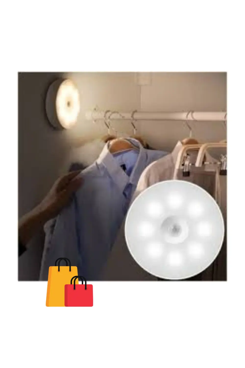 CT-5180 Sensörlü Mıknatıslı LED 3 ADET  Armatür Yeni Tasarım