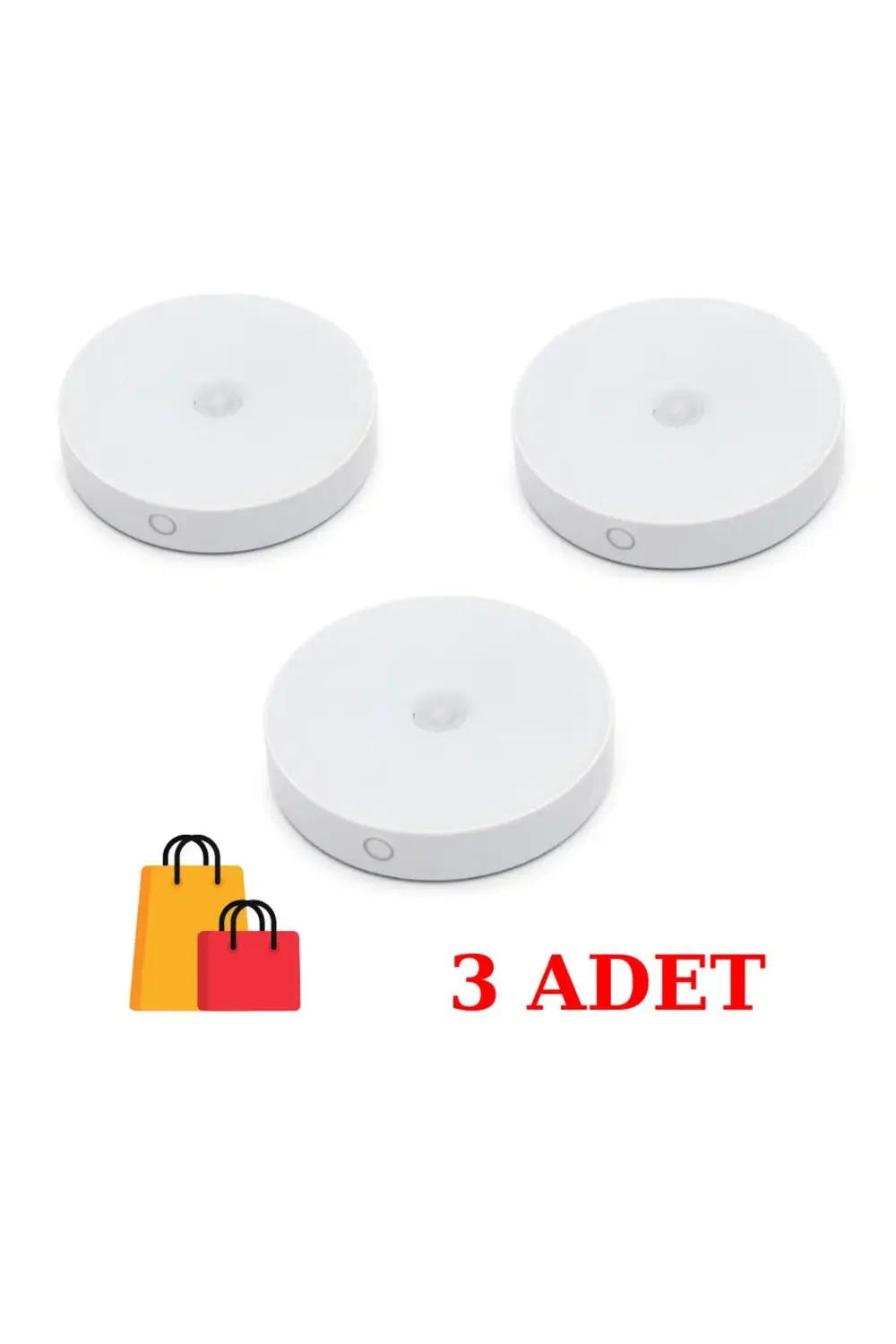 CT-5180 Sensörlü Mıknatıslı LED 3 ADET  Armatür Yeni Tasarım