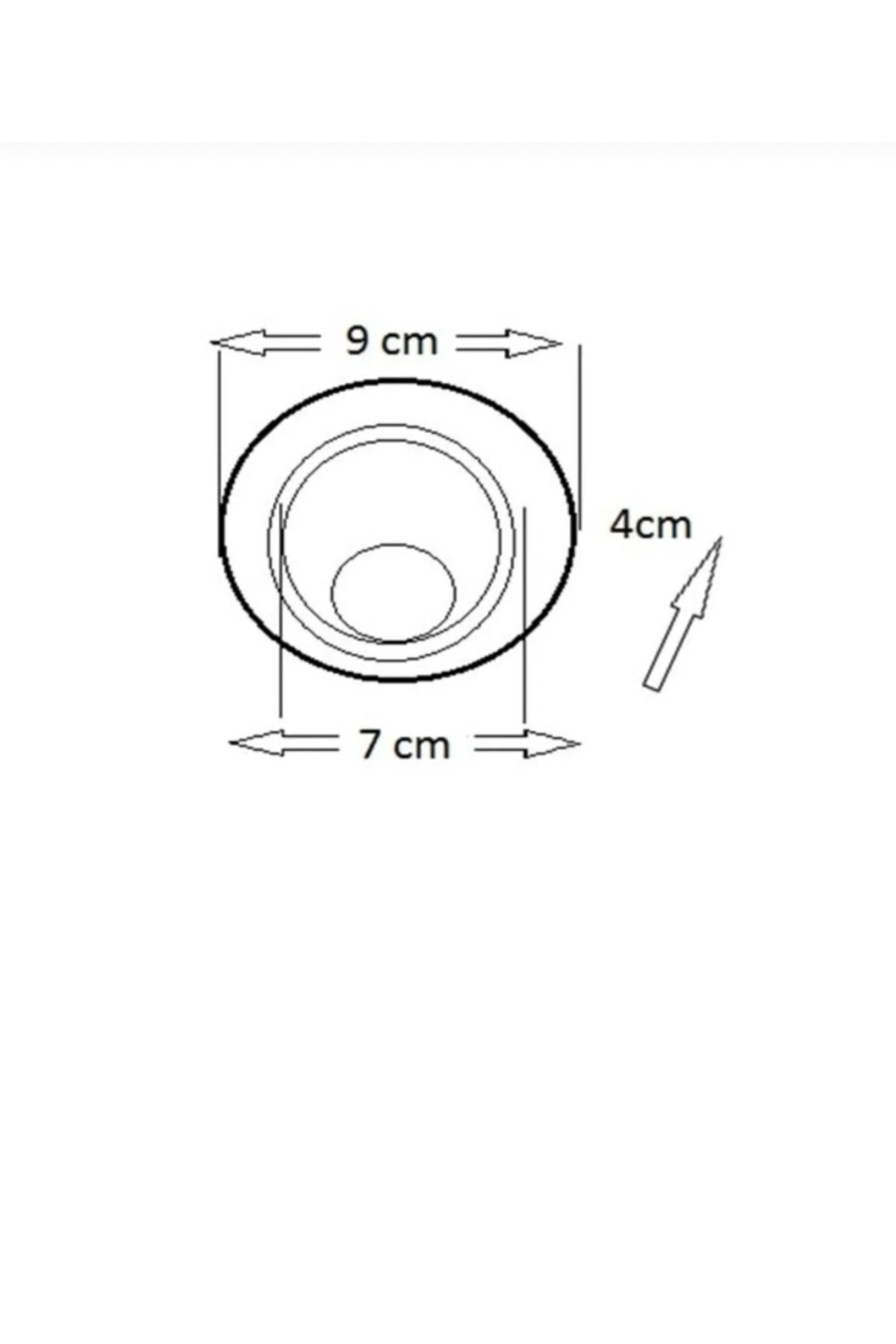 Ct-5204 7w Led Armatür Beyaz Noas Markan