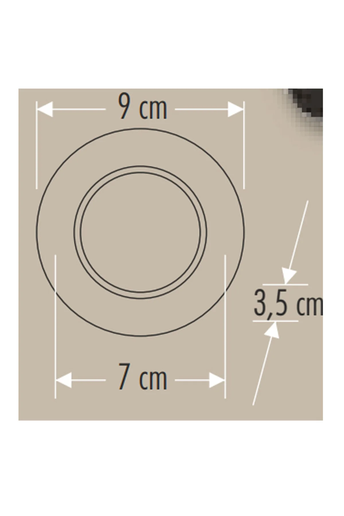 Ct-5260 Başak Led Spot 8w 3 Renk- 10’lu Paket - Görsel 2