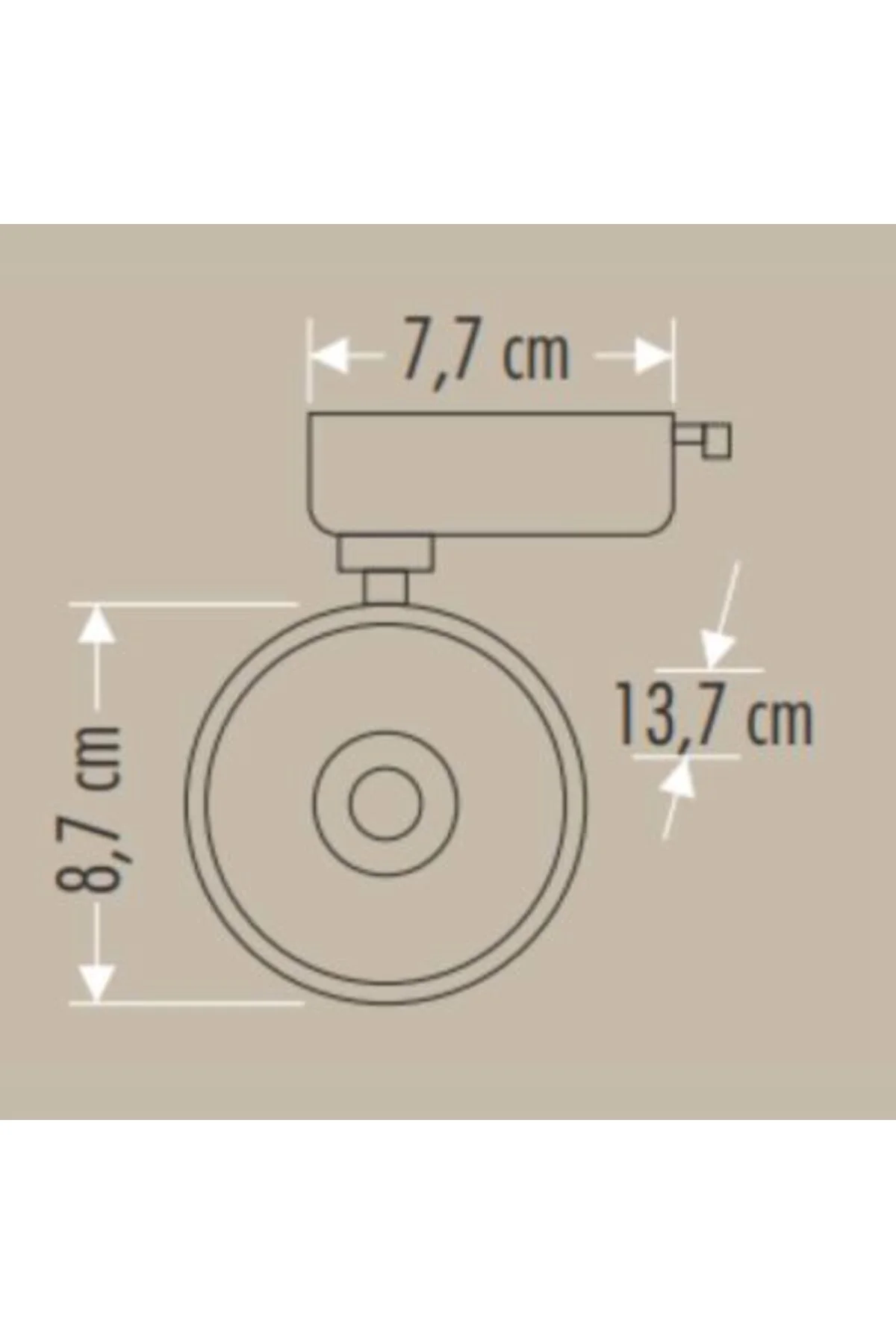 CT-5315B 36W Venüs Led Armatür Beyaz - Görsel 2