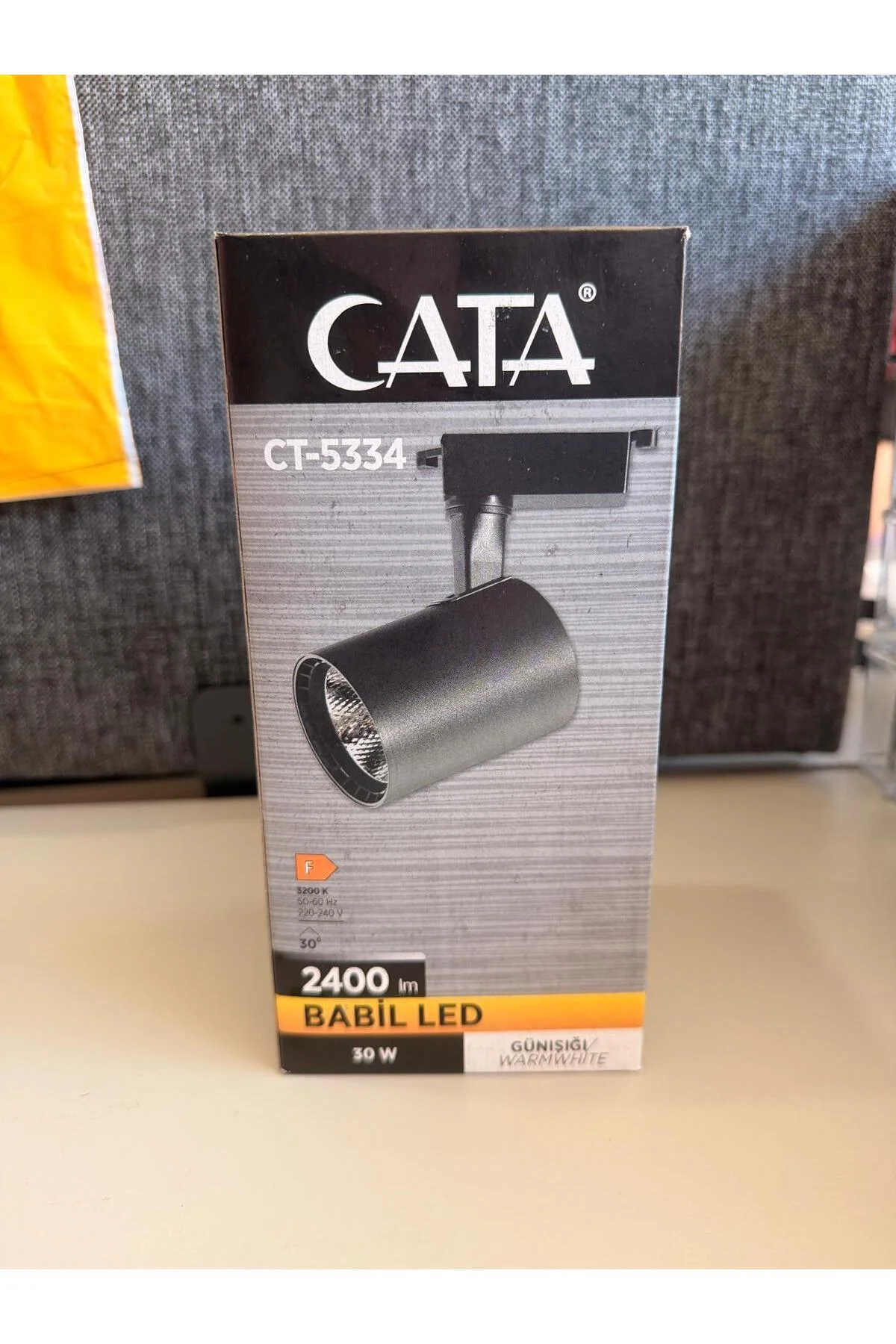 CT-5334 30W Ray Spot Lamba Siyah Kasa GÜNIŞIĞI 3200 K - Görsel 2