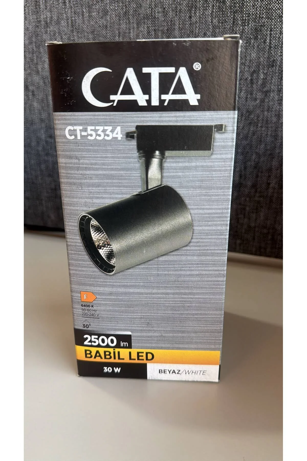 CT- 5334 SİYAH KASA RAY SPOT BEYAZ IŞIK 6500K CT- 5334 SİYAH KASA RAY SPOT BEYAZ IŞIK 6500K - Görsel 2