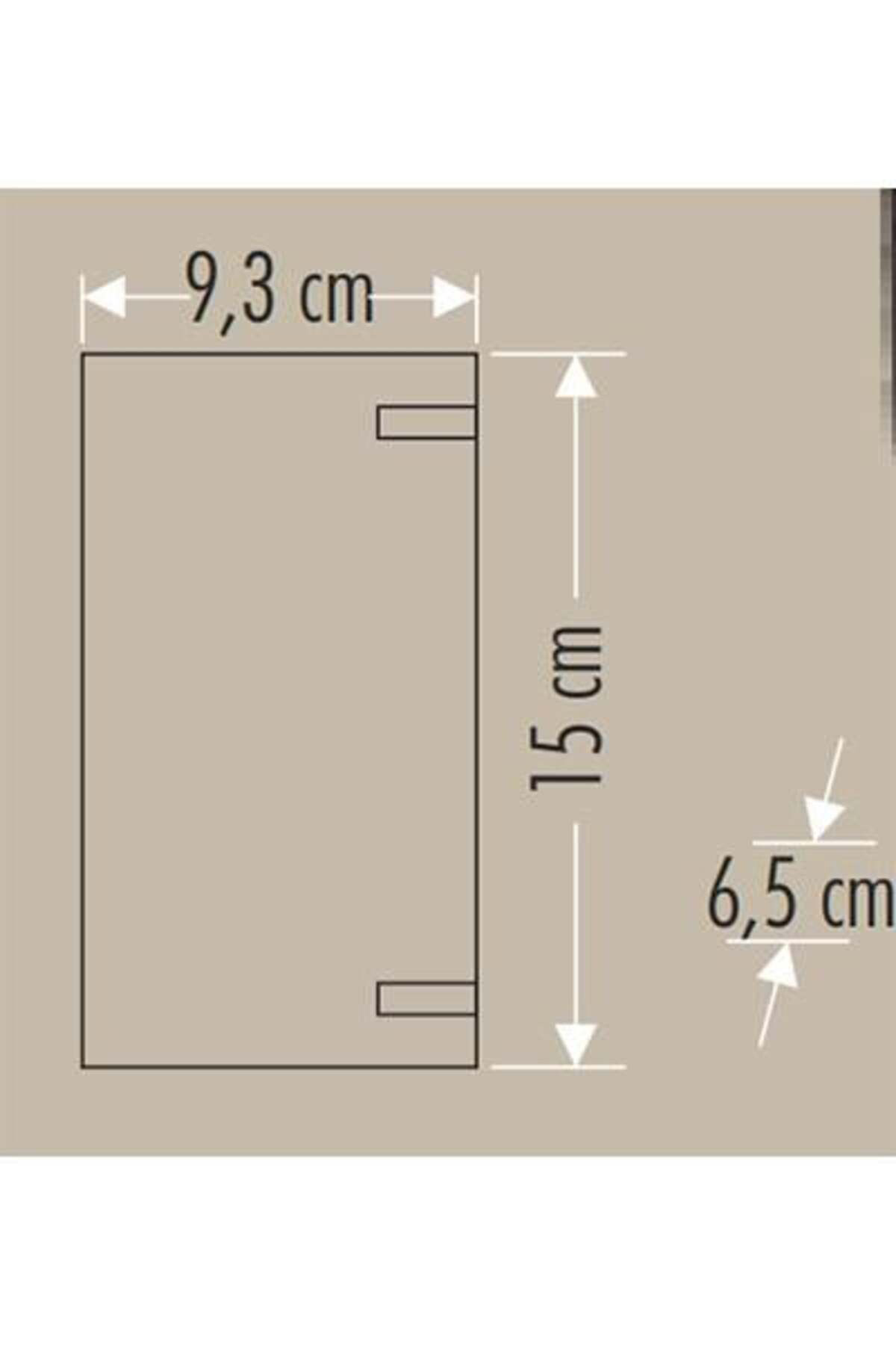 Ct-7062 Gu10 I?biza Siyah Kasa Çift Taraflı Bahçe Armatürü