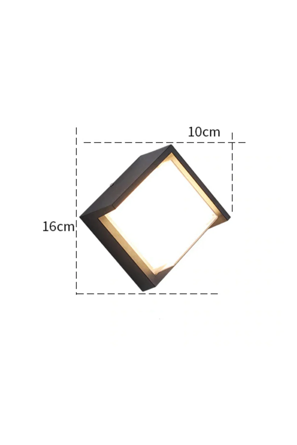 CT-7074 Dominik 15W IP54 Su Geçirmez Dış Mekan LED Aplik Sıva Üstü Duvar Armatürü Günışığı 3200 - Görsel 6