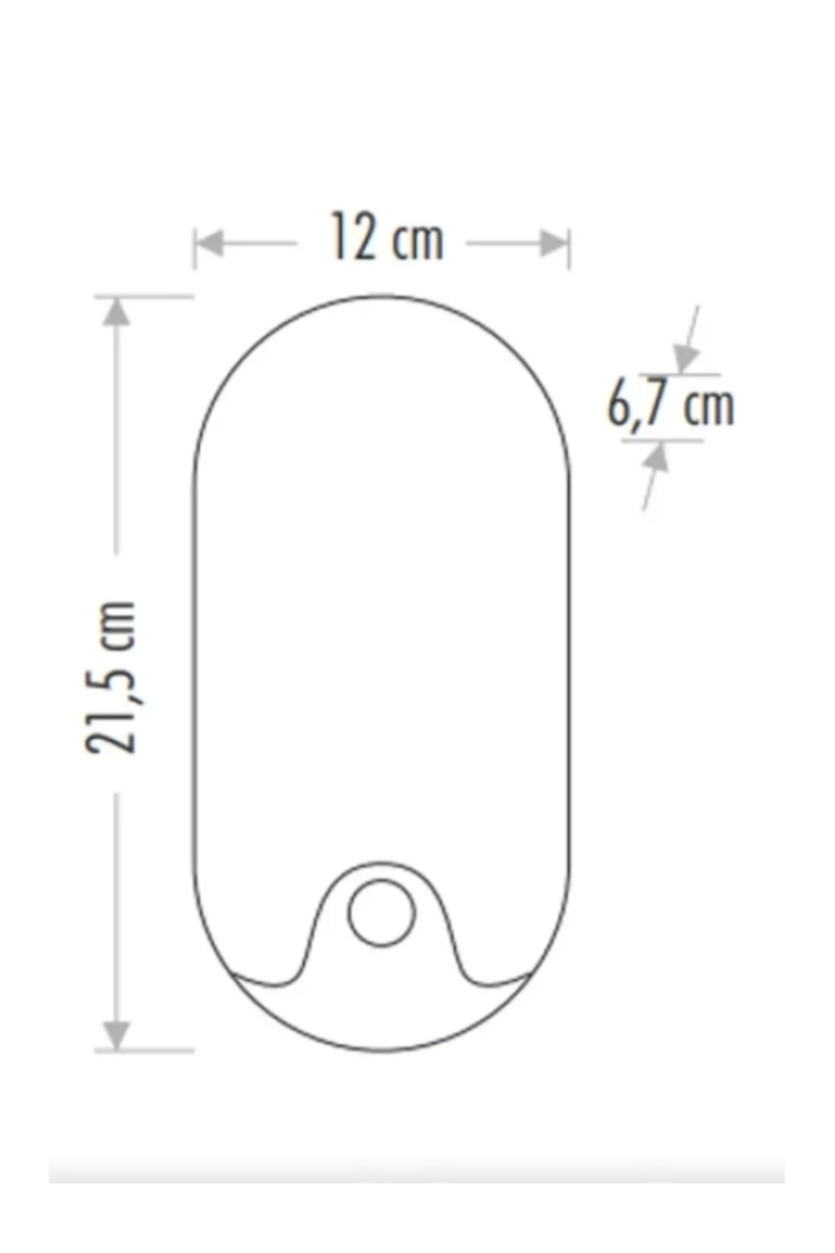 Ct-7093 12w Sıva Üstü Sensörlü Led Bahçe Armatürü 4000k Ilık Beya