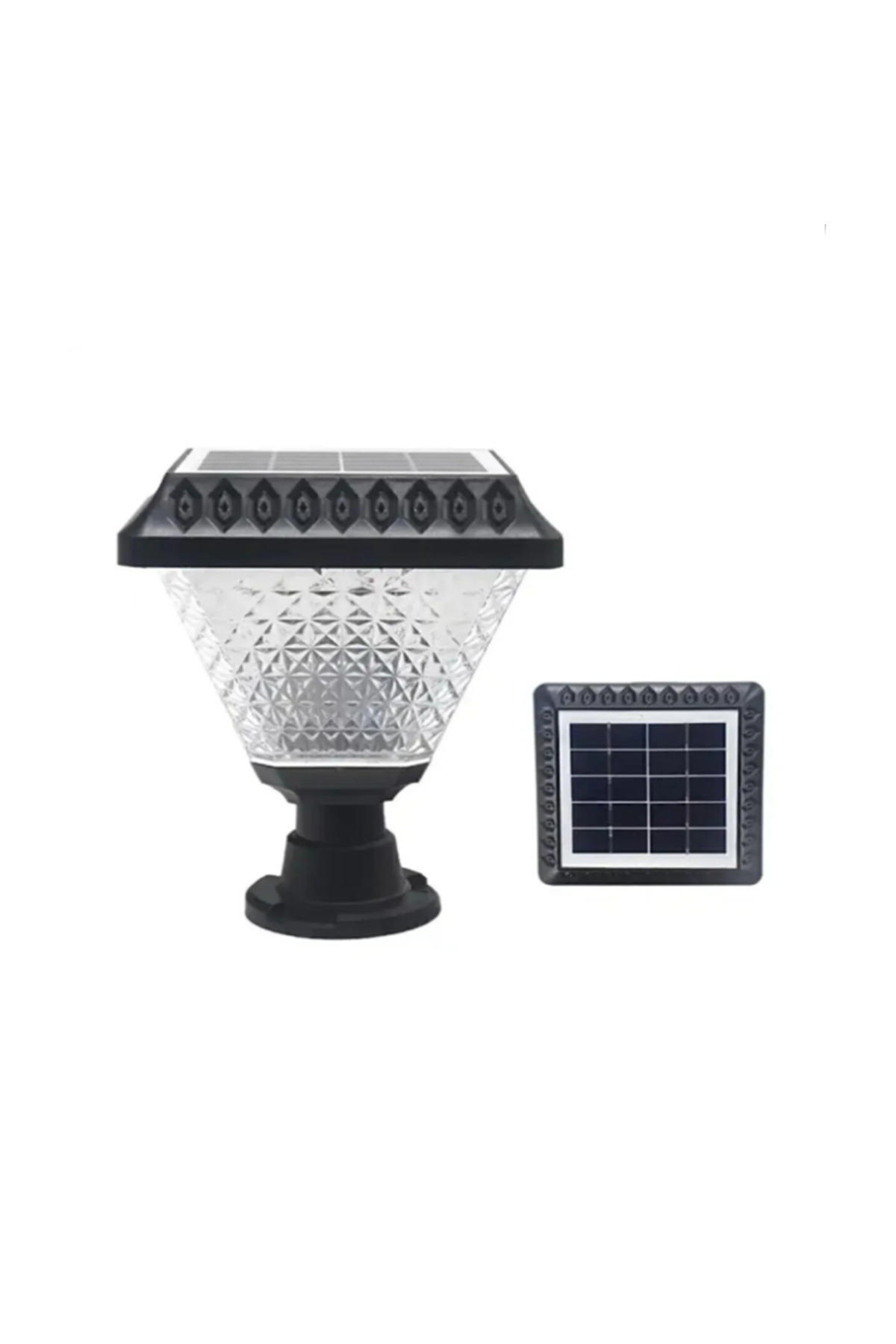 CT-7315 Solar Set Üstü Bahçe Armatürü Beyaz Işık