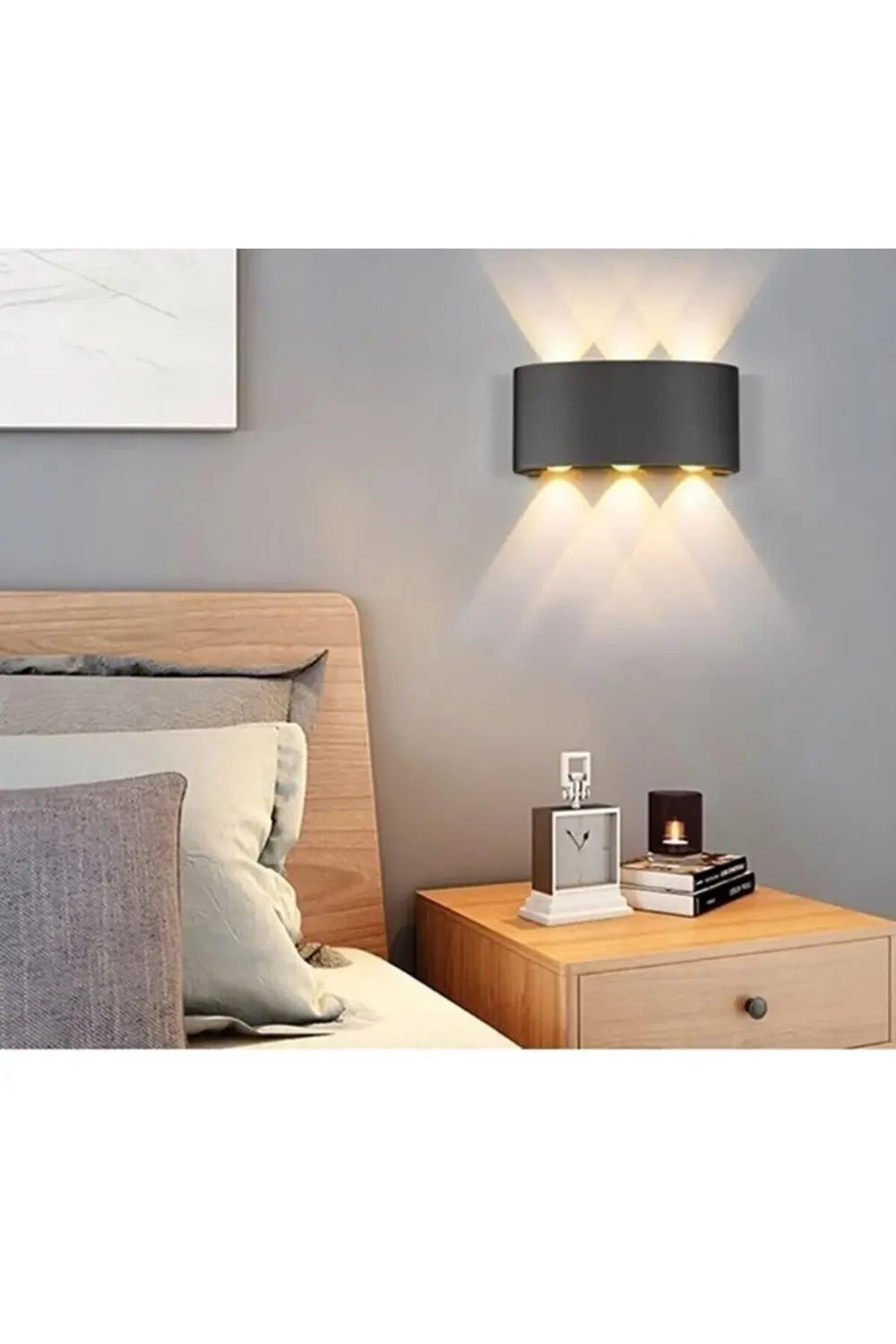 Ct-8011 Çift Taraflı Led Duvar Apliği 3200 Kelvin Gün Işığı