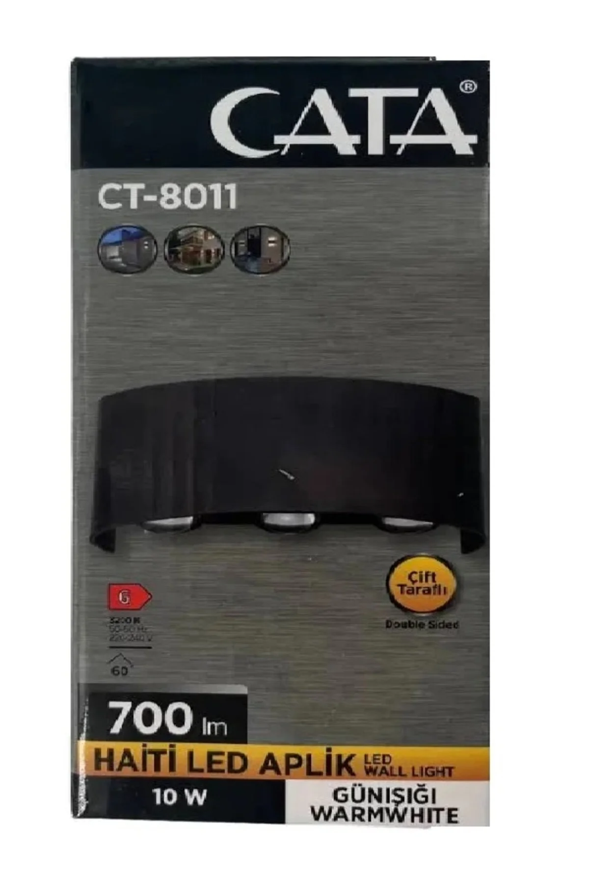 CT-8011 Haiti 10W 3200K Günışığı Led Aplik (KOLİ 10 ADET) CT-8011 Haiti 10W 3200K Günışığı Led Aplik (KOLİ 10 ADET) - Görsel 3