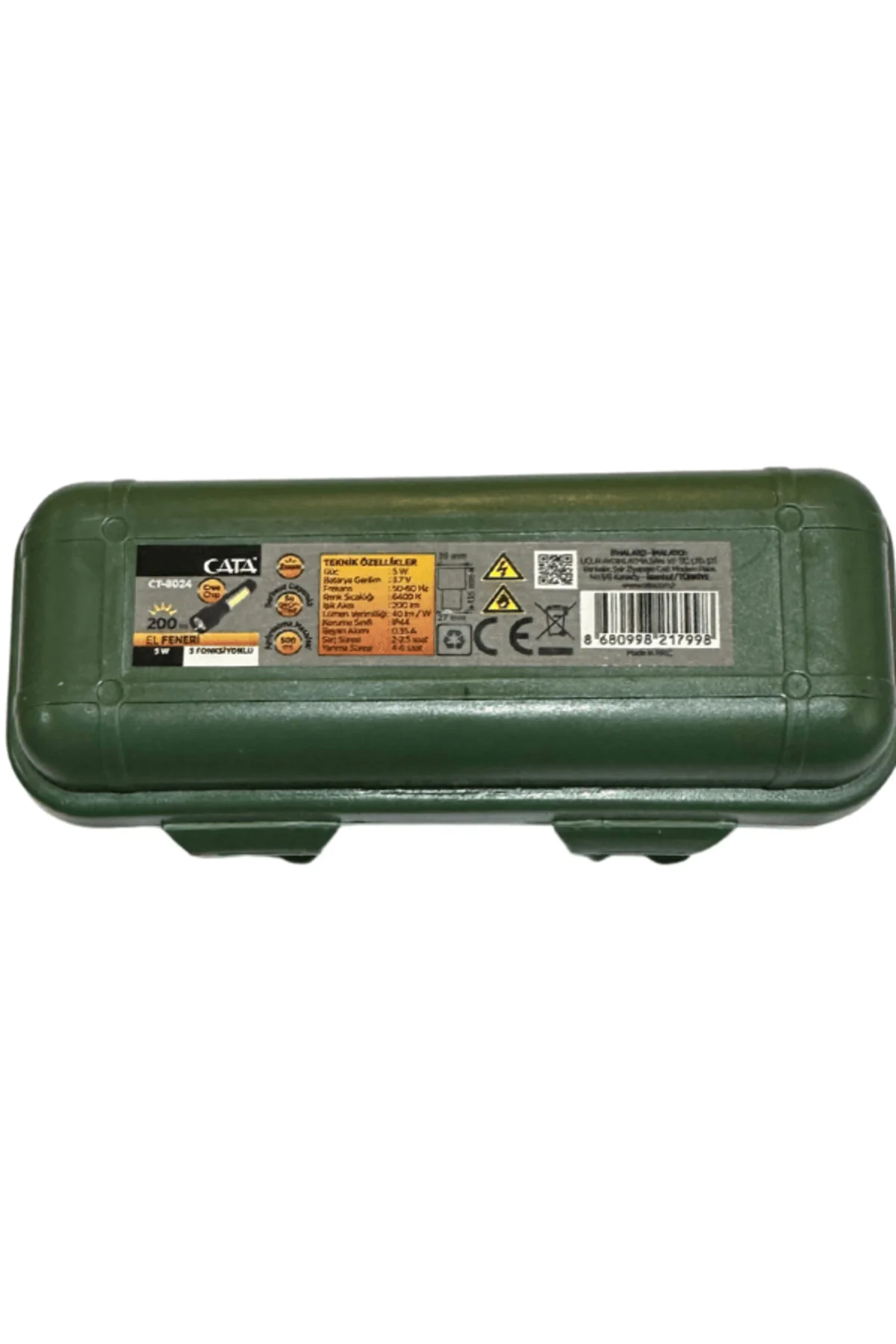 CT-8024 5W Üç Fonksiyonlu El Feneri (4 Adet) - Görsel 2