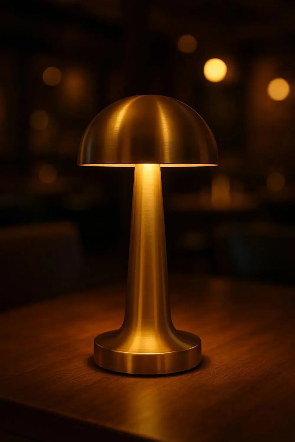 Ct-8429 Retro Gold Dokunmatik Şarjlı Led Masa Lambası