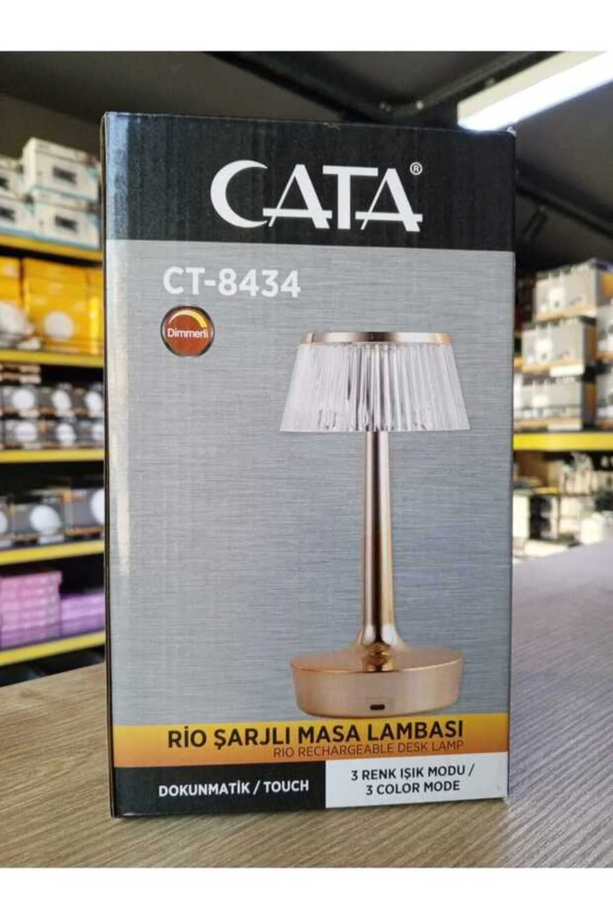 CT-8434 RİO ŞARJLI MASA LAMBASI - Görsel 3