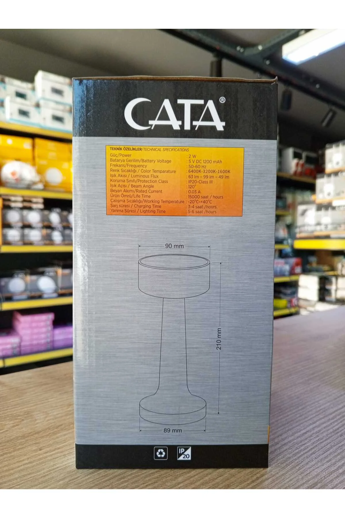 CT-8436 Aydınlatma Denver Şarjlı Masa Lambası DOKUNMATİK CT-8436 Aydınlatma Denver Şarjlı Masa Lambası DOKUNMATİK - Görsel 3