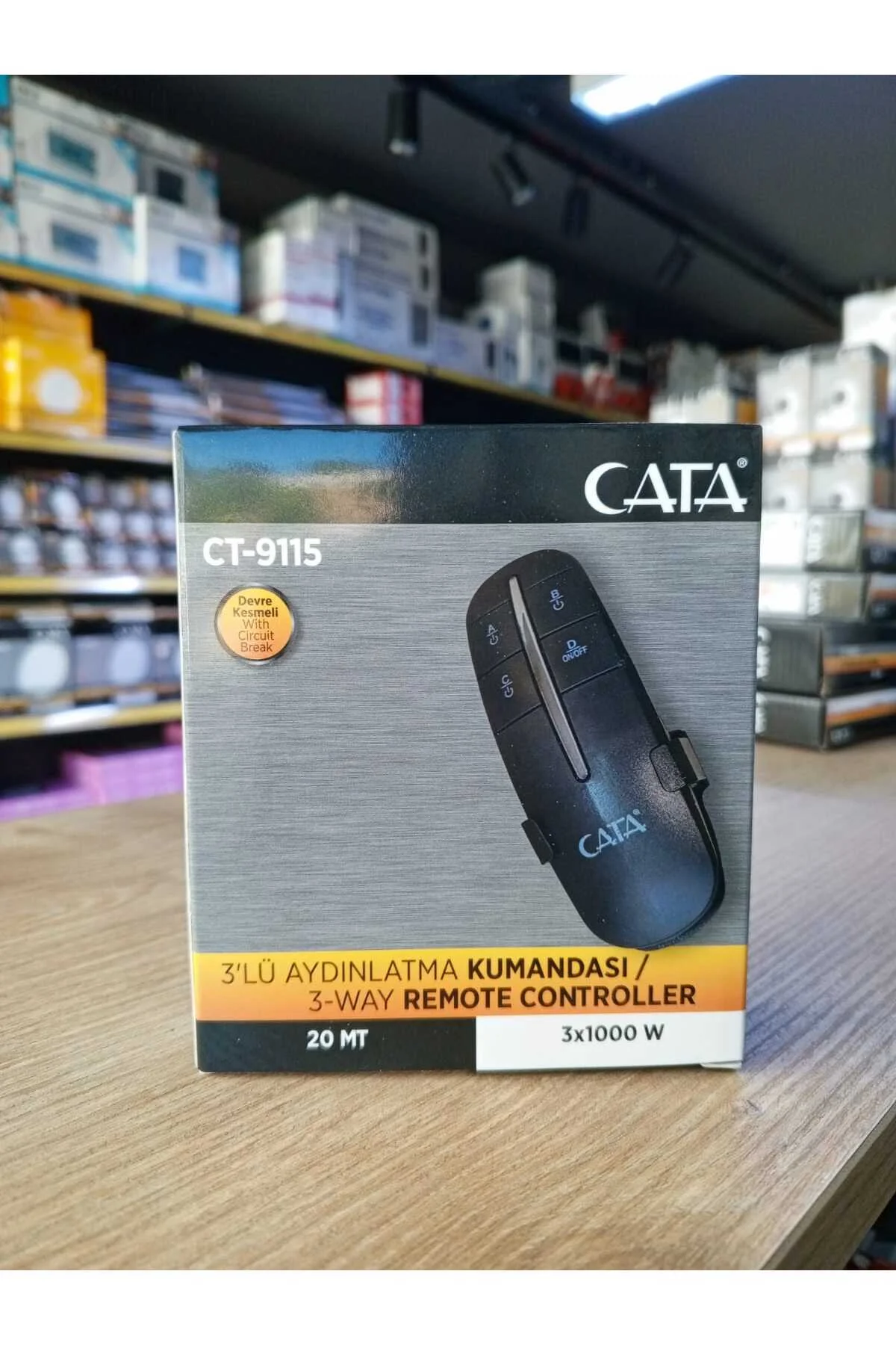 Ct 9115 3x1000 3lü Aydınlatma Işık Kumandası Üçlü Ct 9115 3x1000 3lü Aydınlatma Işık Kumandası Üçlü - Görsel 2
