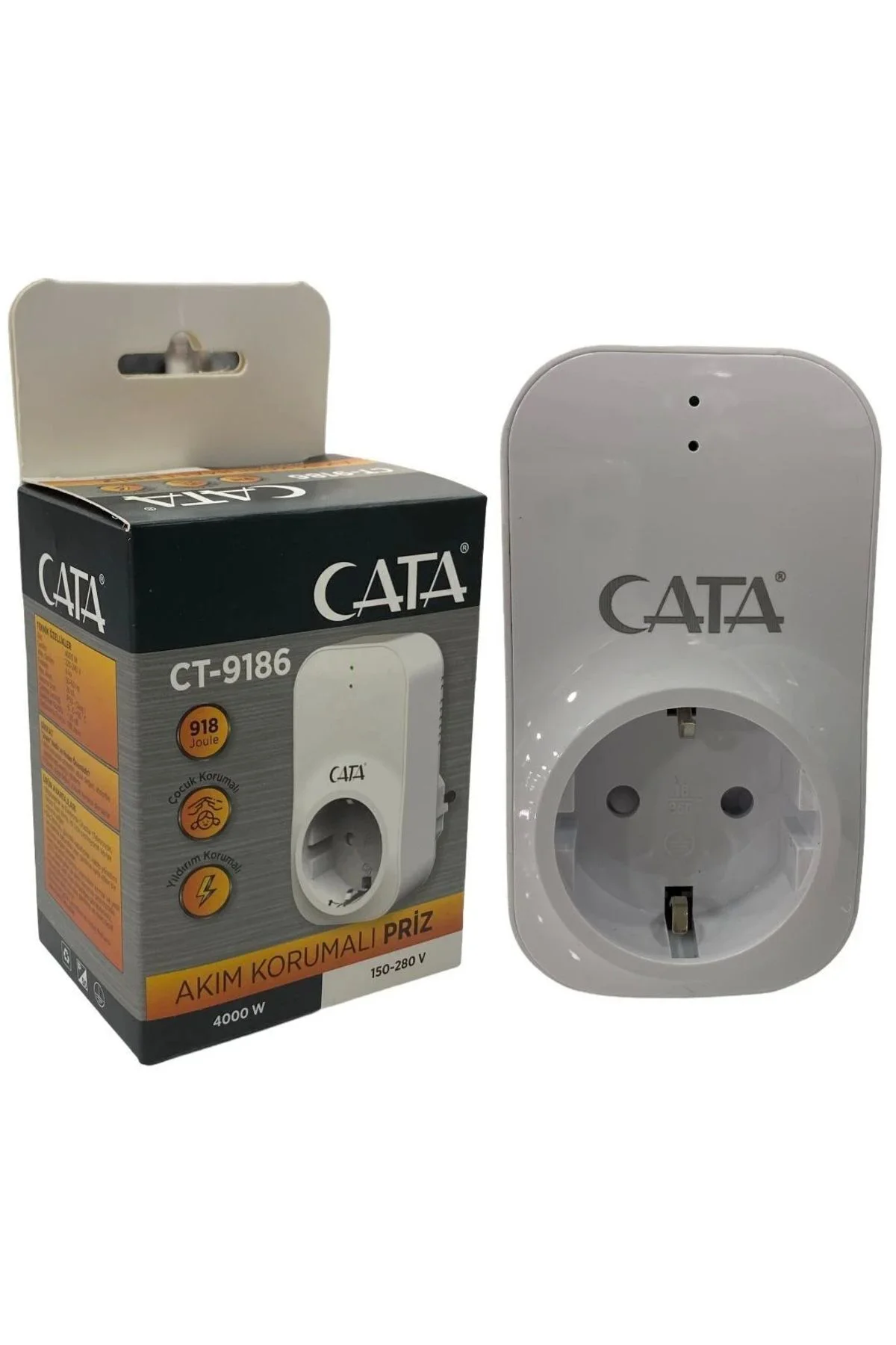 Ct-9186 Akım Korumalı Priz