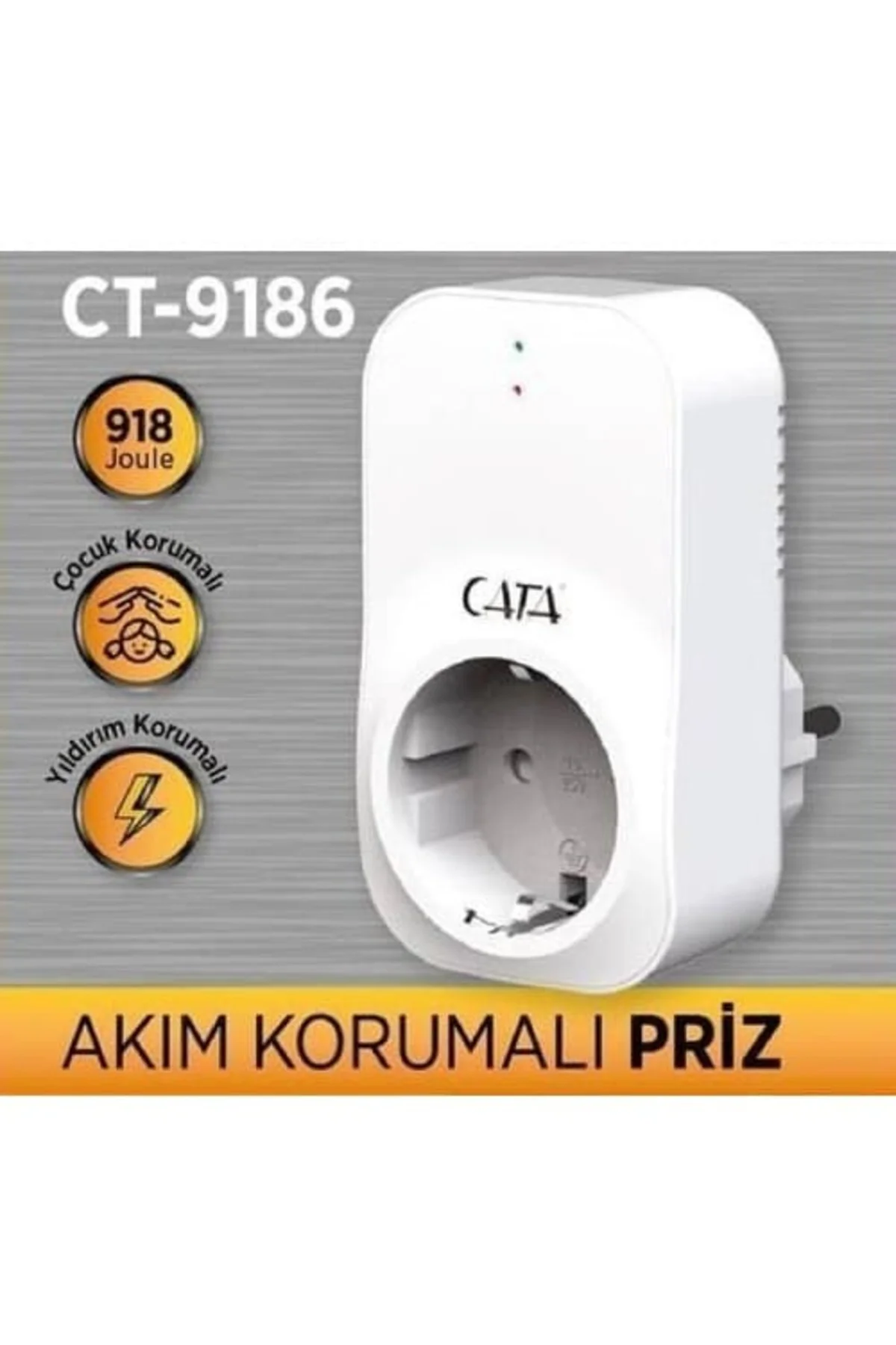Ct 9186 Akım Korumalı Priz Ct 9186