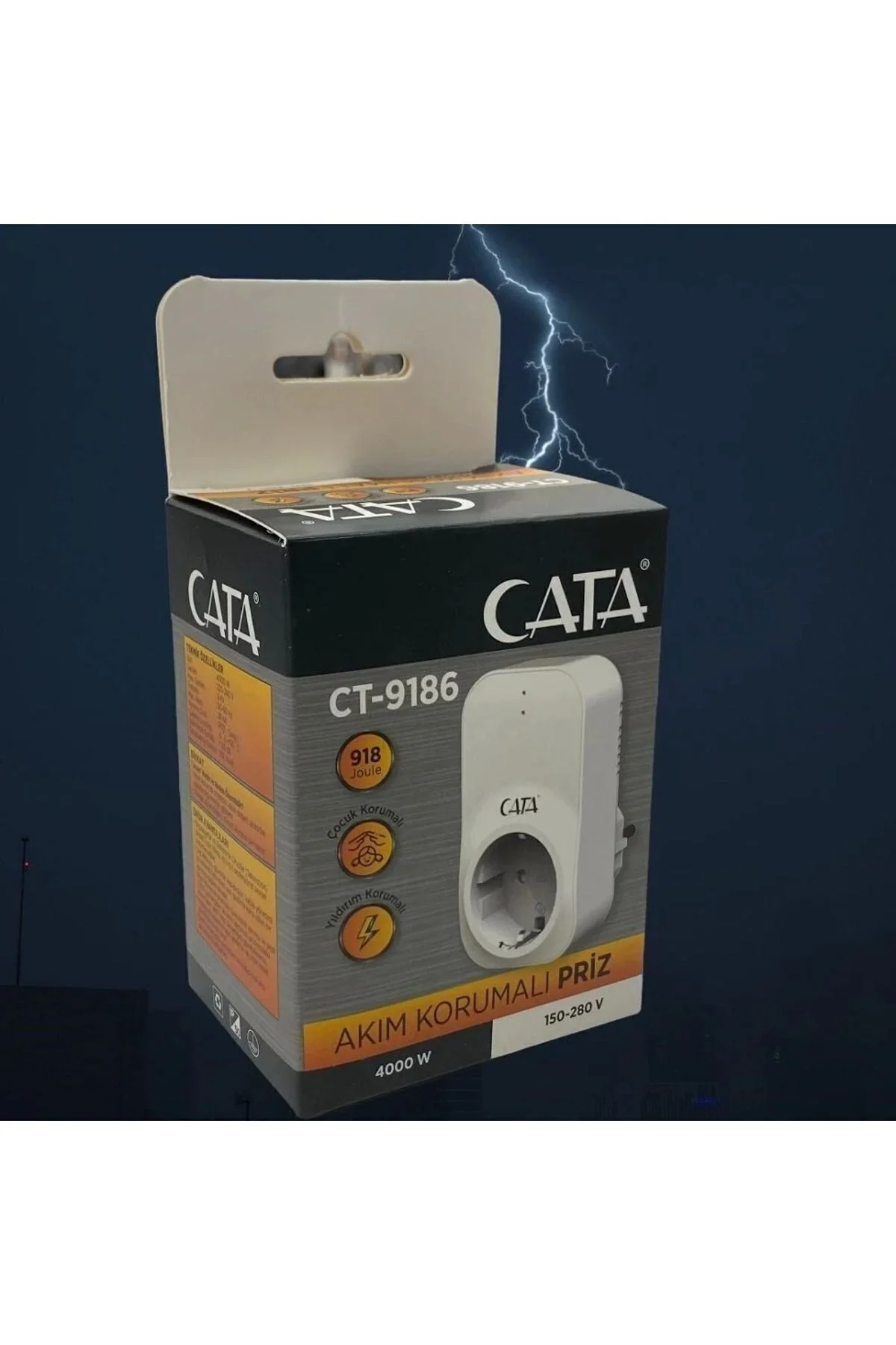Ct-9186 Akım Korumalı Priz