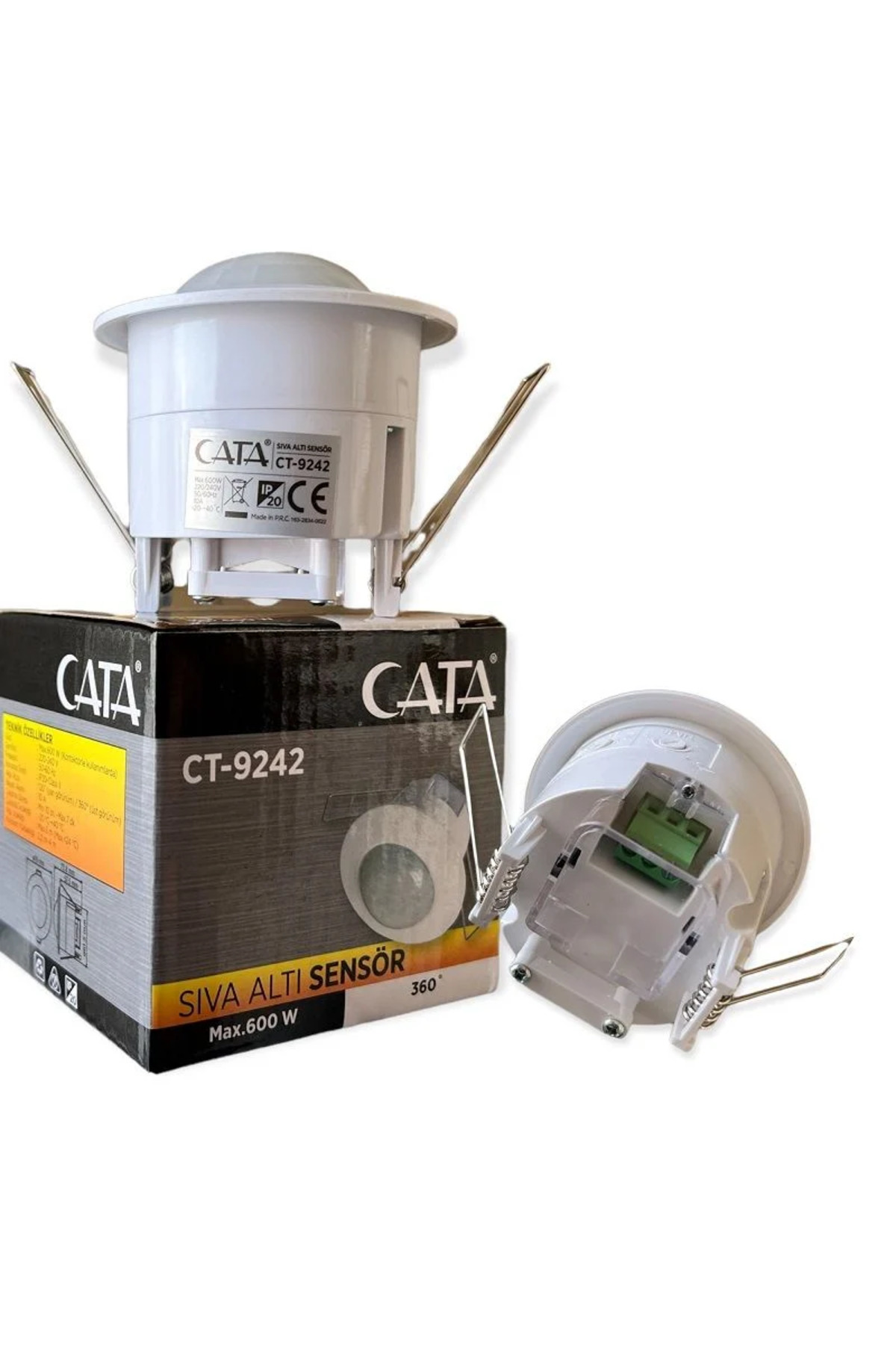 Ct-9242 360 Derece Sıva Altı Hareket Algılayıcı Sensör 600W