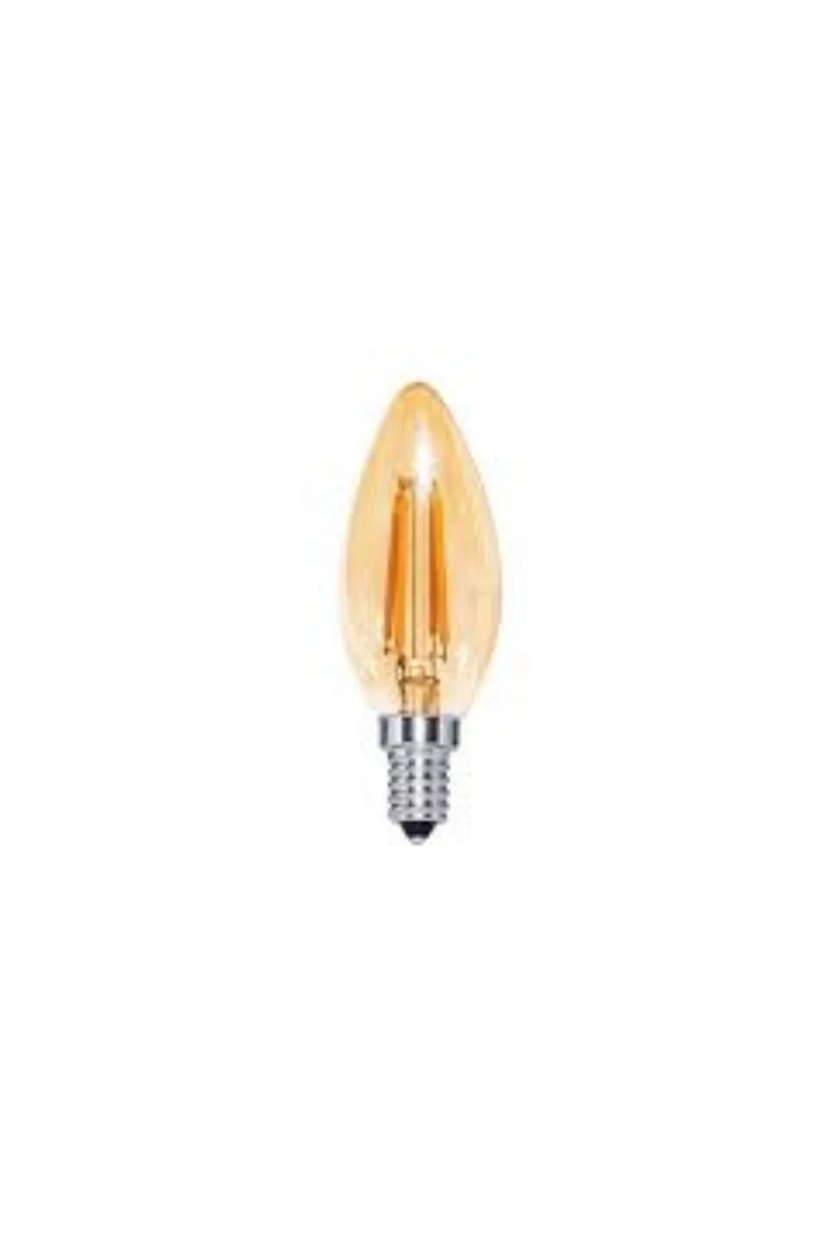 CT‑4280 4W E14 Amber Rustik LED Buji Ampül 4 Adet - Görsel 4