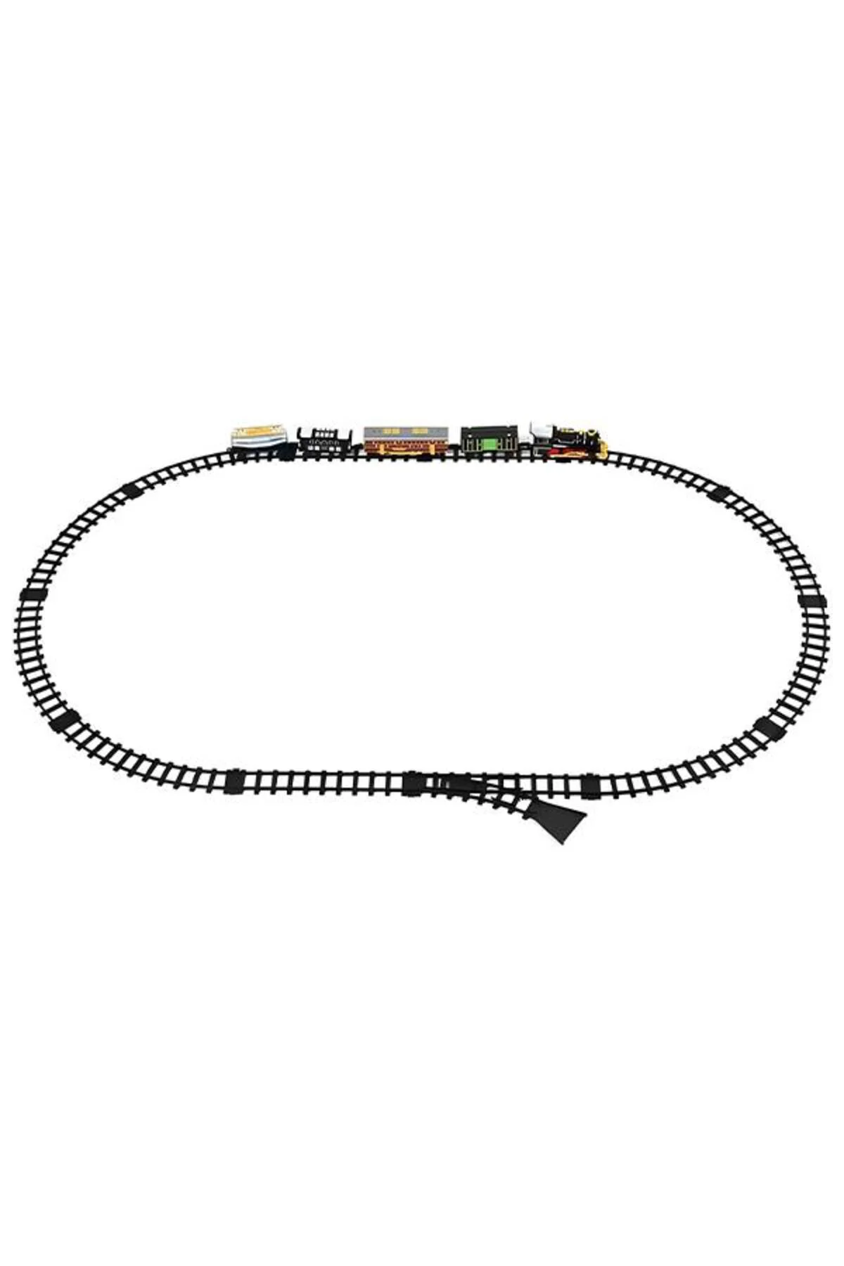 Ctoys Retro Klasik Buharlı Tren Seti Sesli ve Işıklı 69935A