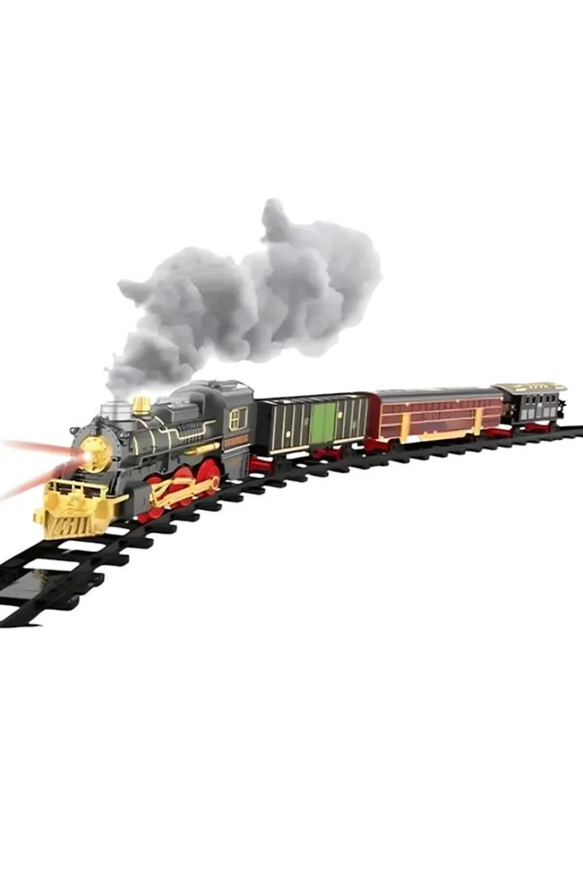 Ctoys Retro Klasik Buharlı Tren Seti Sesli ve Işıklı 69935A
