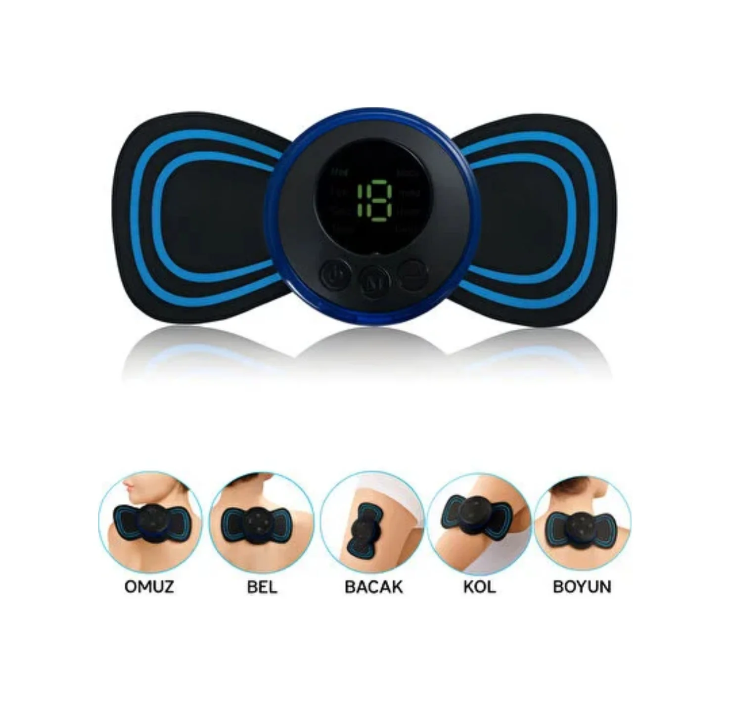 Ctstones Elektronik Kas Uyarıcı Ems Masaj Pedi Evde Spor Destekle