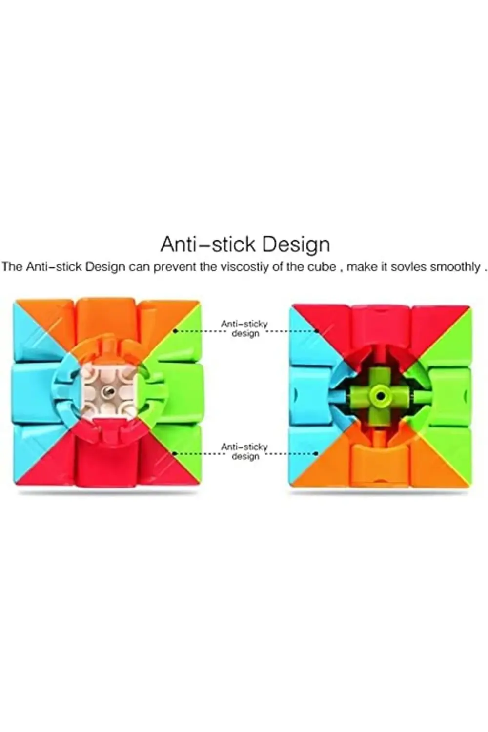 Cube Rubik Zeka Sabır Küpü Neon Renkler 3 X 3 X 3 978262