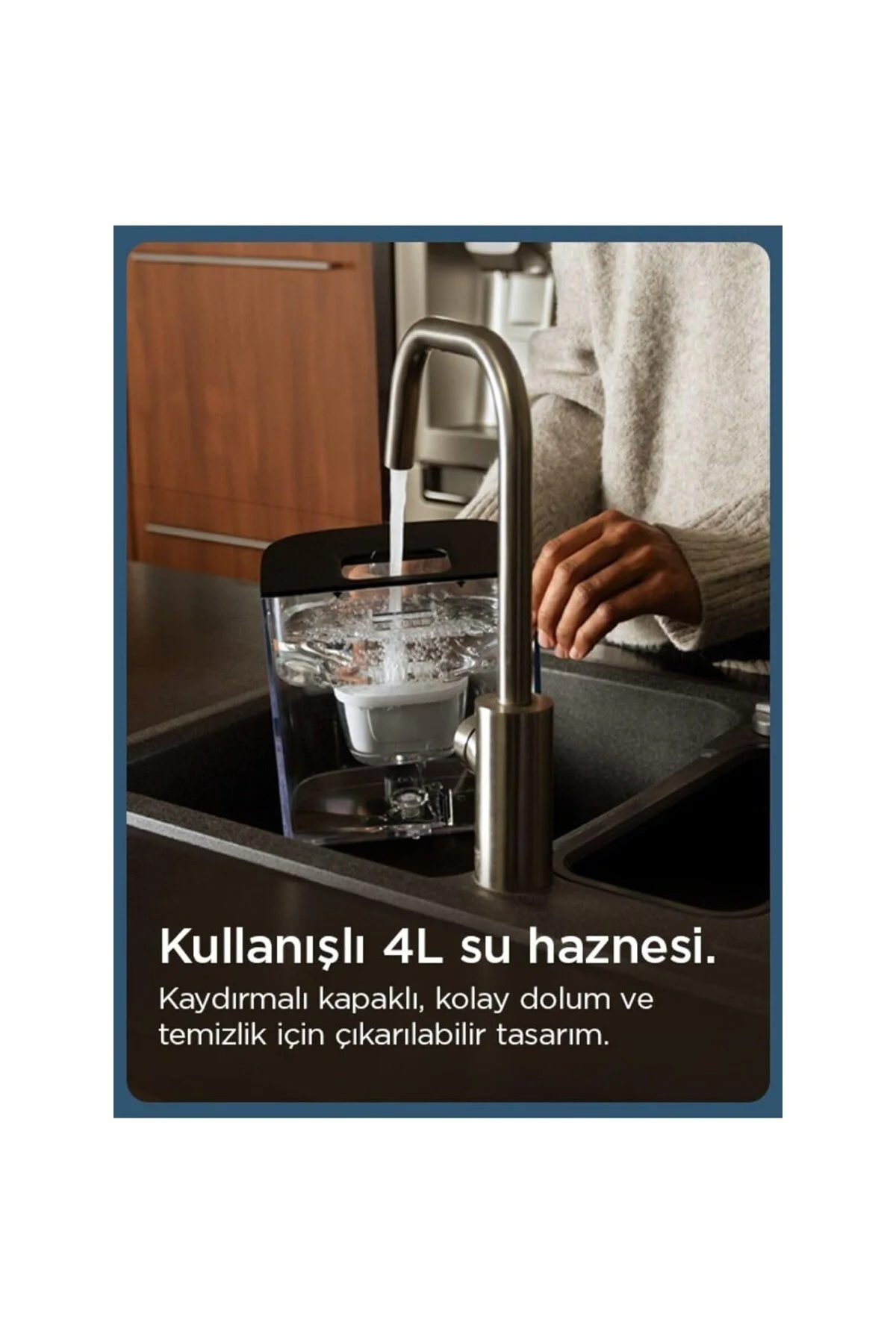 CUBE Tezgah Üstü Su Arıtma Cihazı – Beyaz (4,0 L)