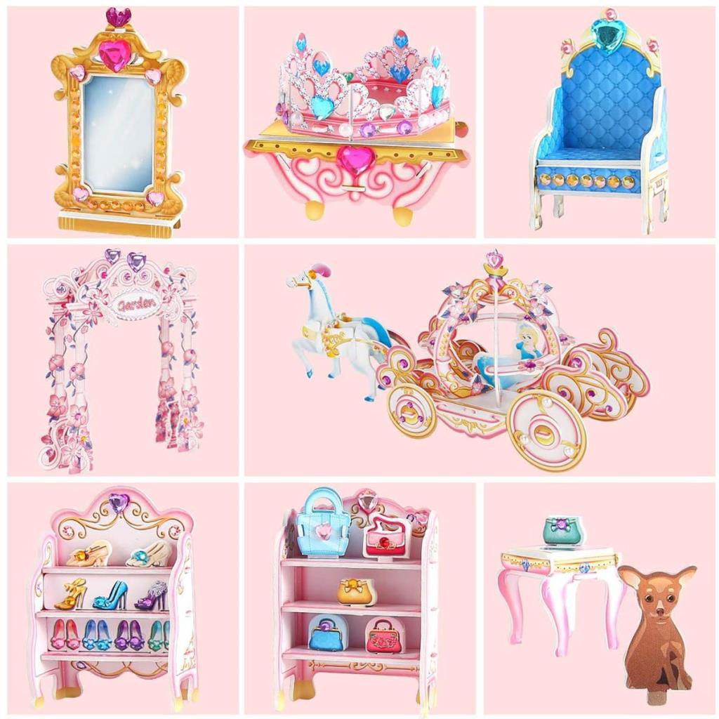 CubicFun Prenses Gizli Bahçe Şatosu 3D Puzzle CubicFun Prenses Gizli Bahçe Şatosu 3D Puzzle