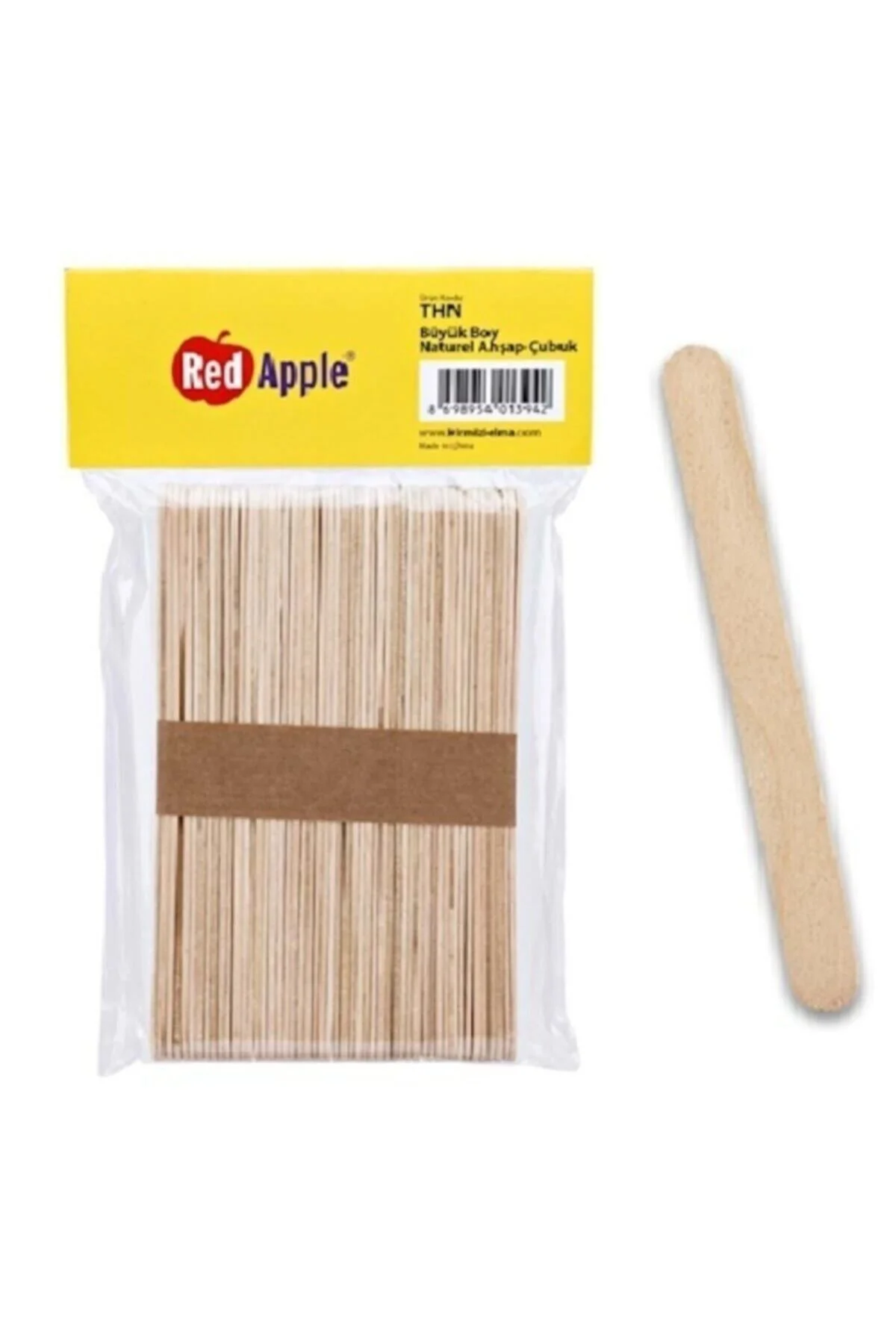 Çubuk Geniş Naturel Ahşap 50'li