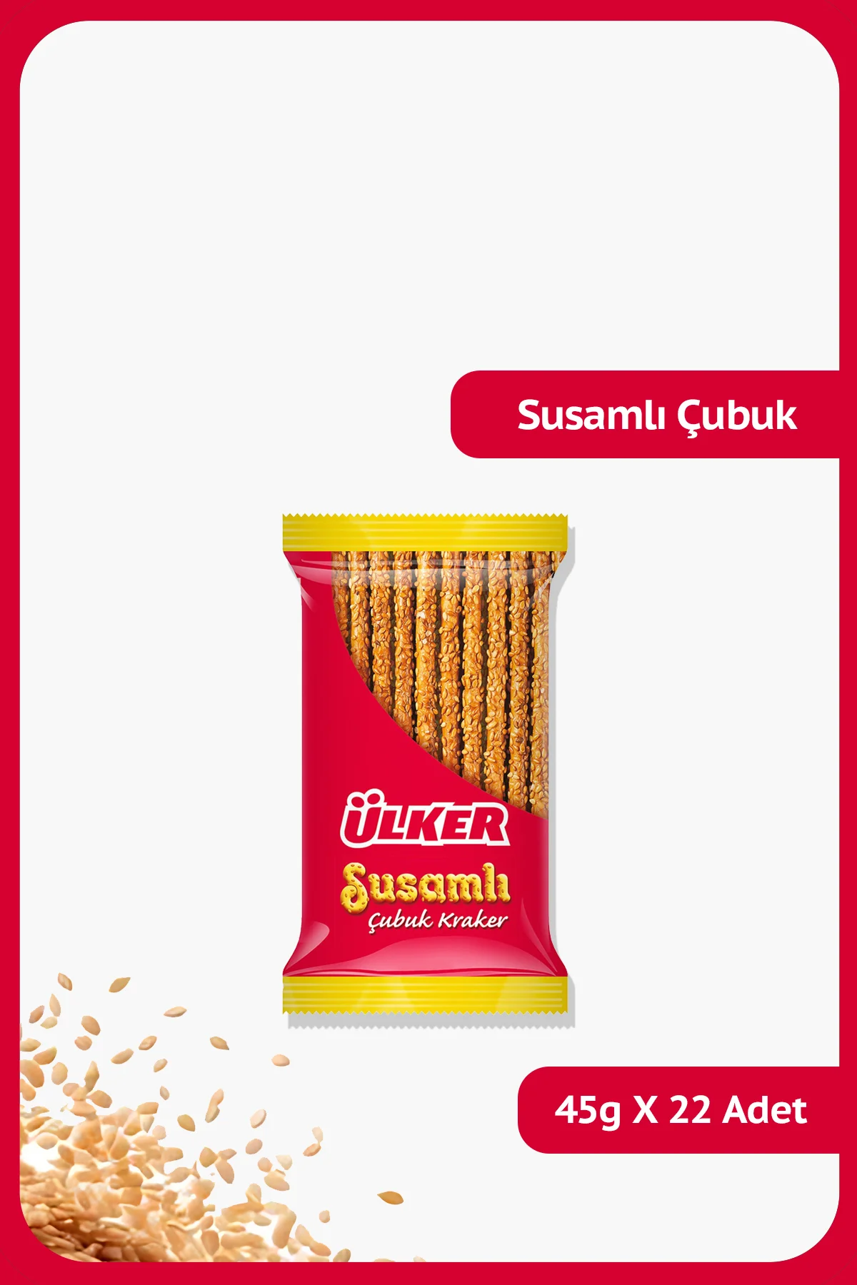 Çubuk Kraker - 45 gram - 22 Adet
