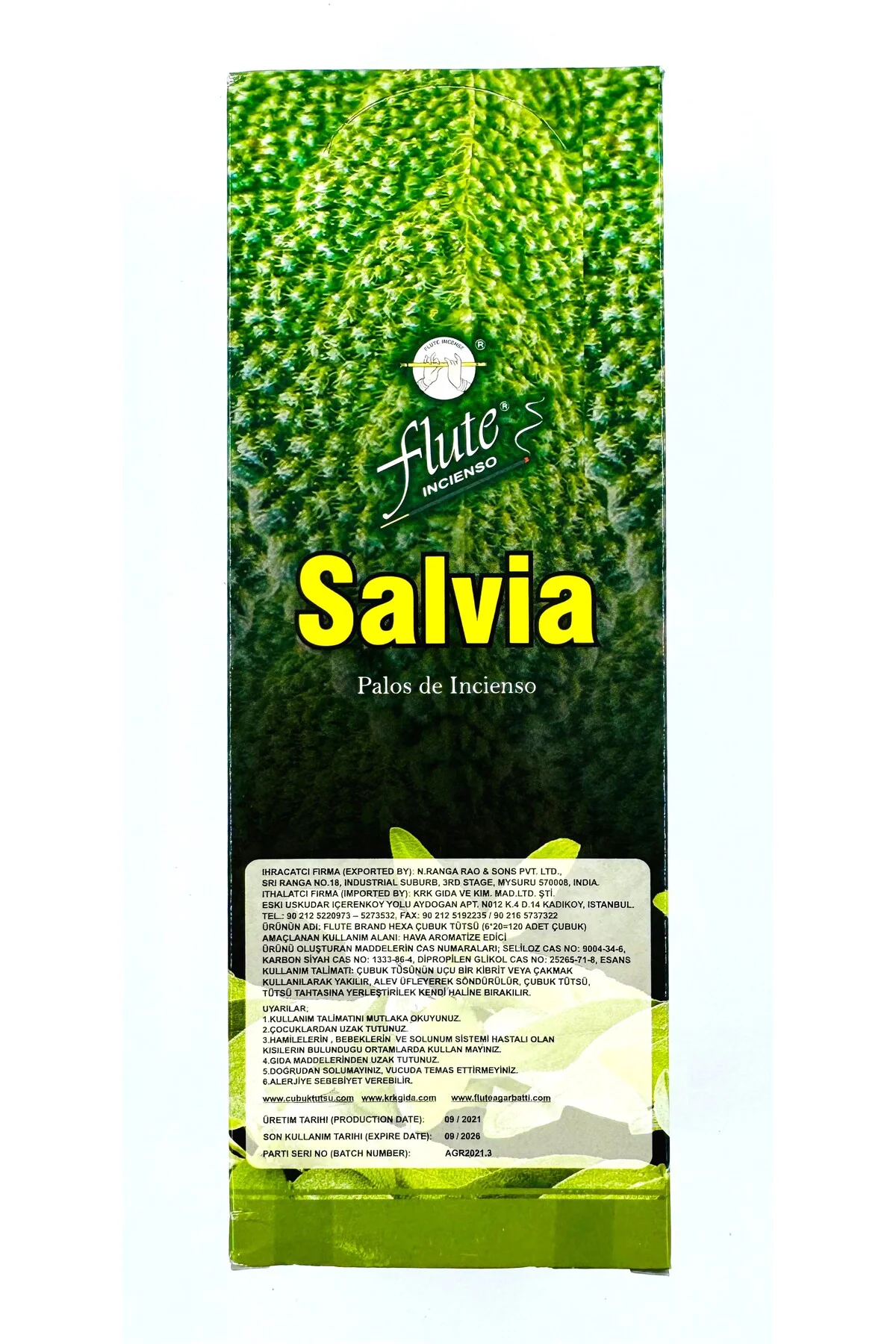 Çubuk Tütsü (ADAÇAYI) Hexa Sage 1 Adet=20 Çubuk
