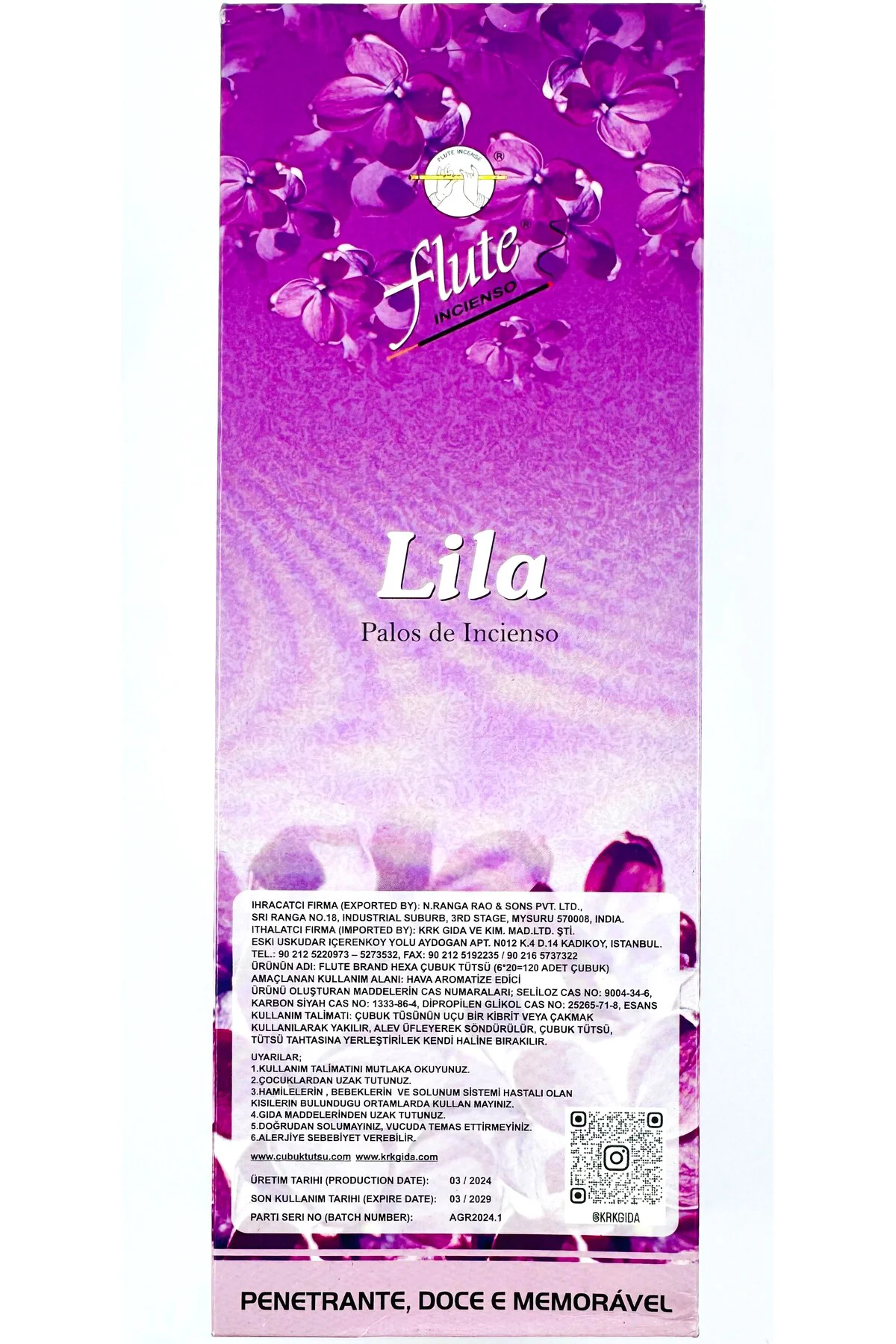 Çubuk Tütsü (LEYLAK) Hexa Lilac 1 Adet=20 Çubuk Fiyatı, Yorumları ve Özellikleri